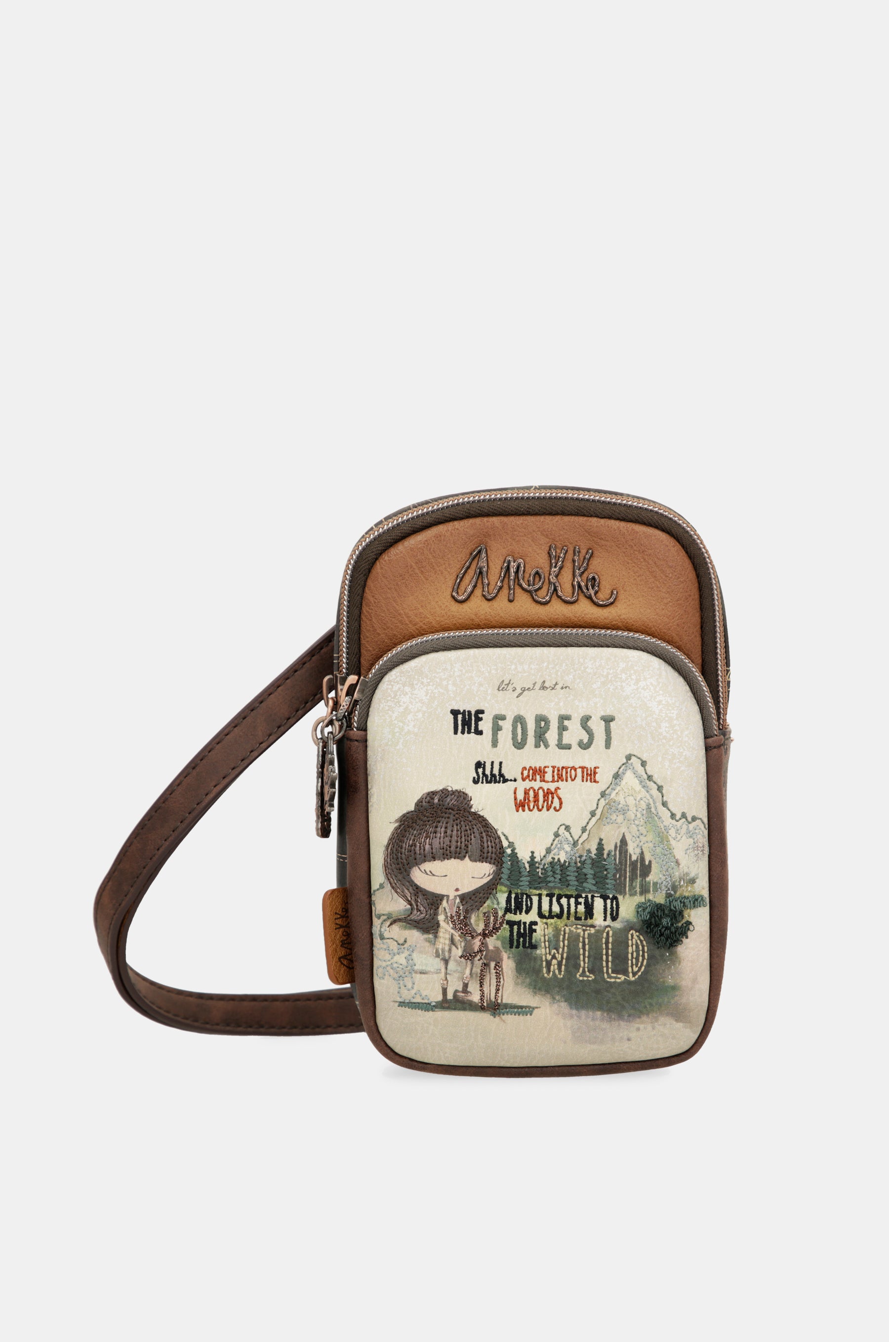 The Forest mini shoulder bag with front pocket