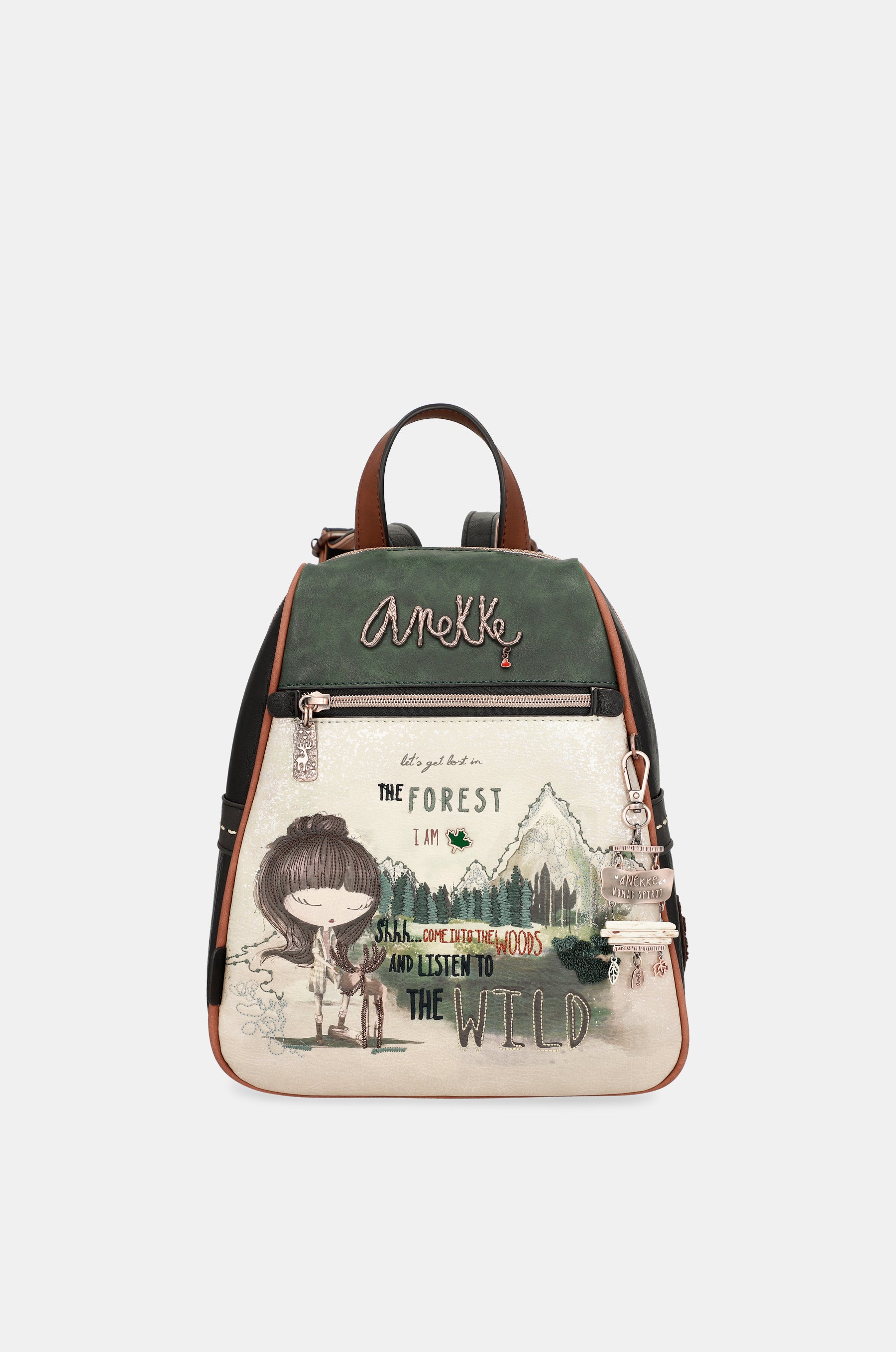The Forest triangular backpack