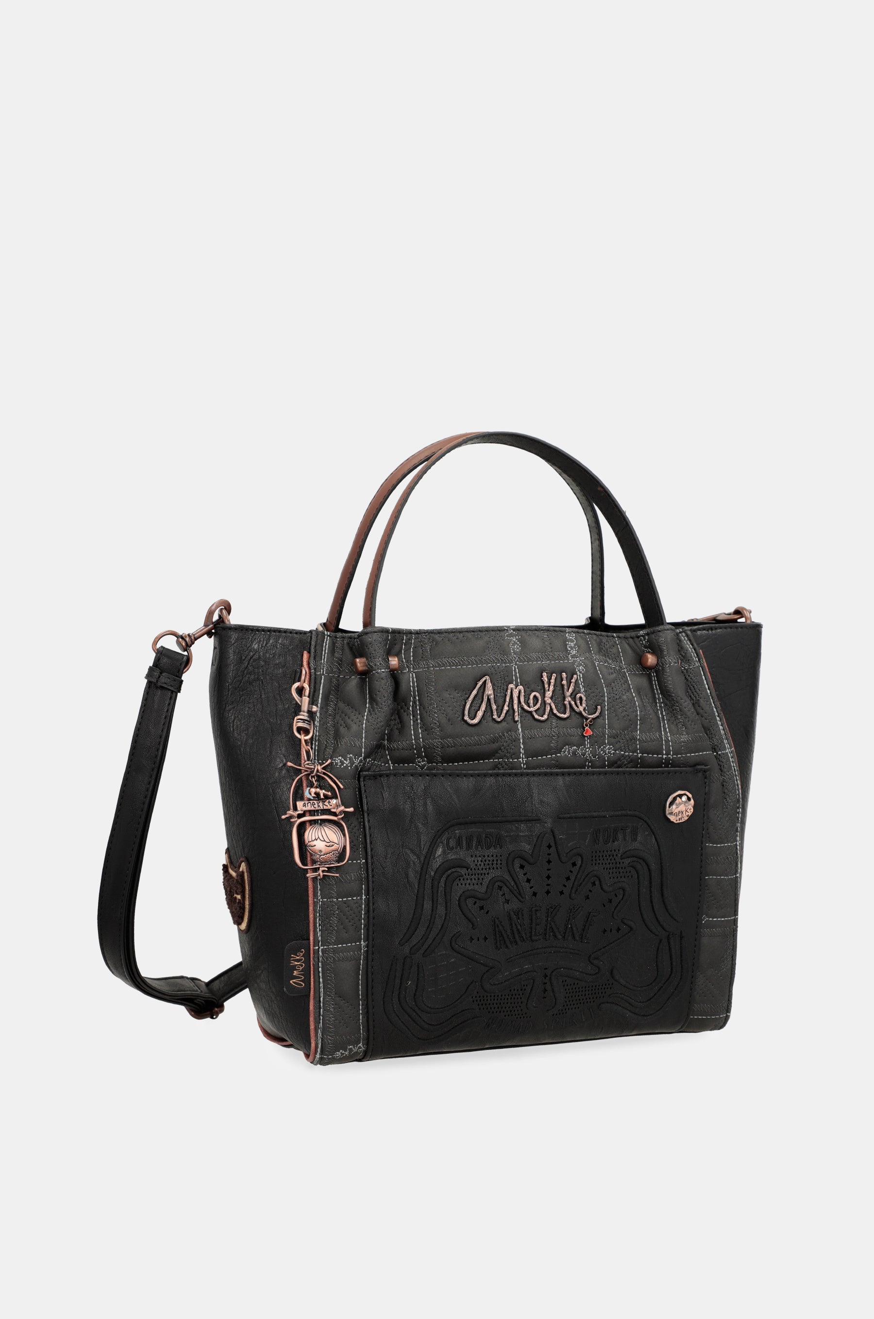Wild tote bag with shoulder strap
