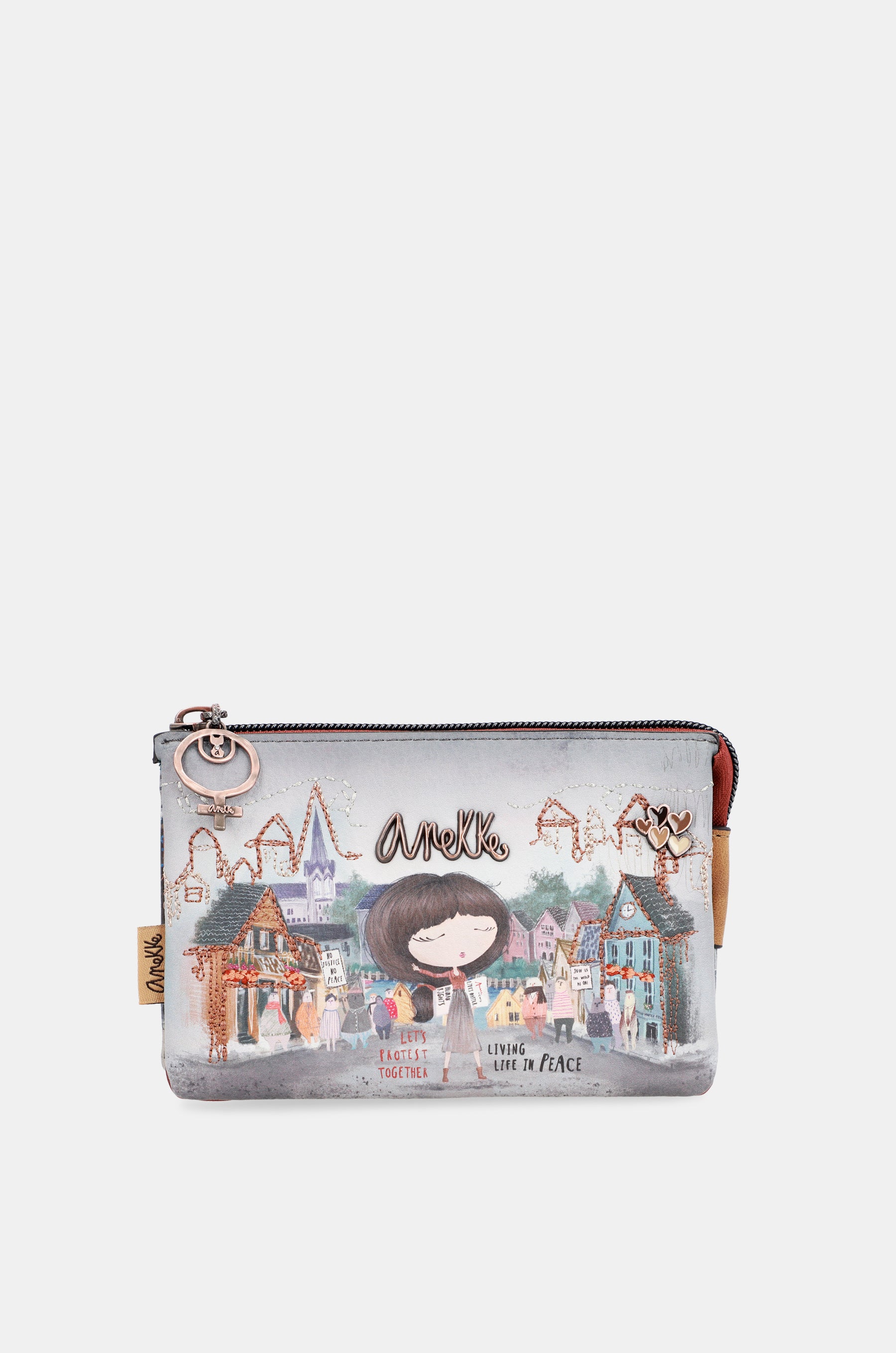 Triple compartment coin purse Voice
