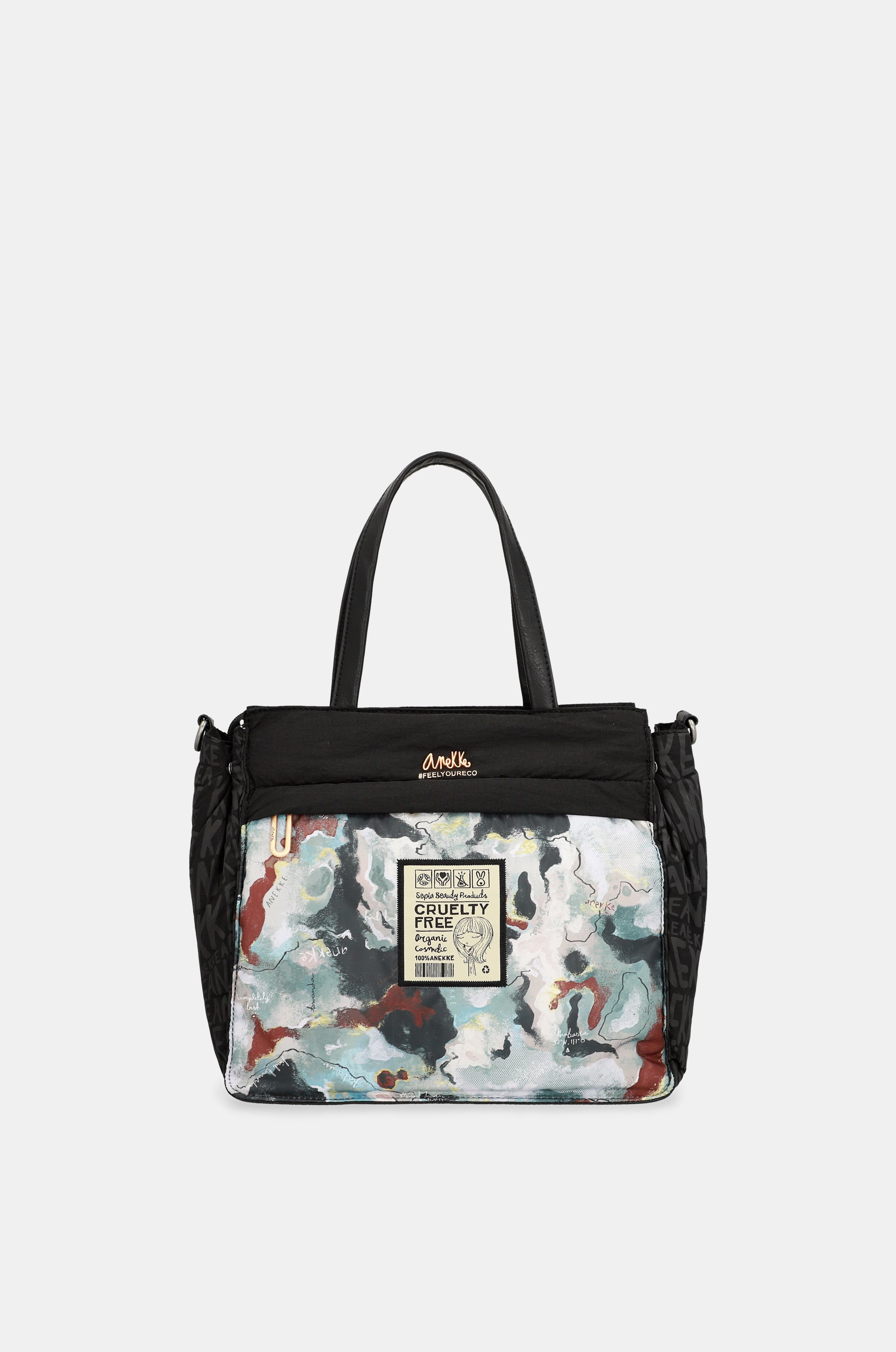 Nature Woods shoulder tote bag