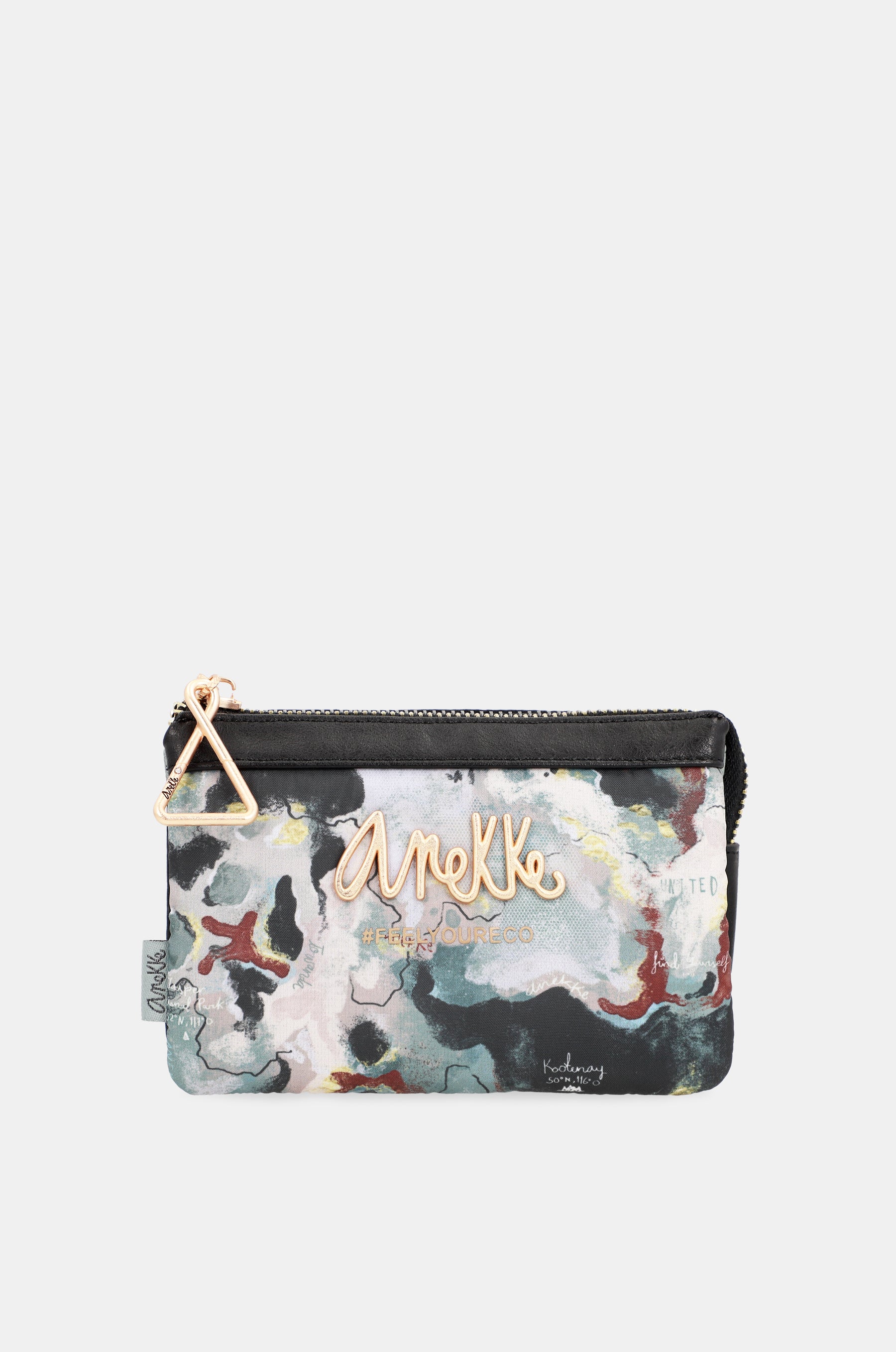 Nature Woods triple compartment coin purse
