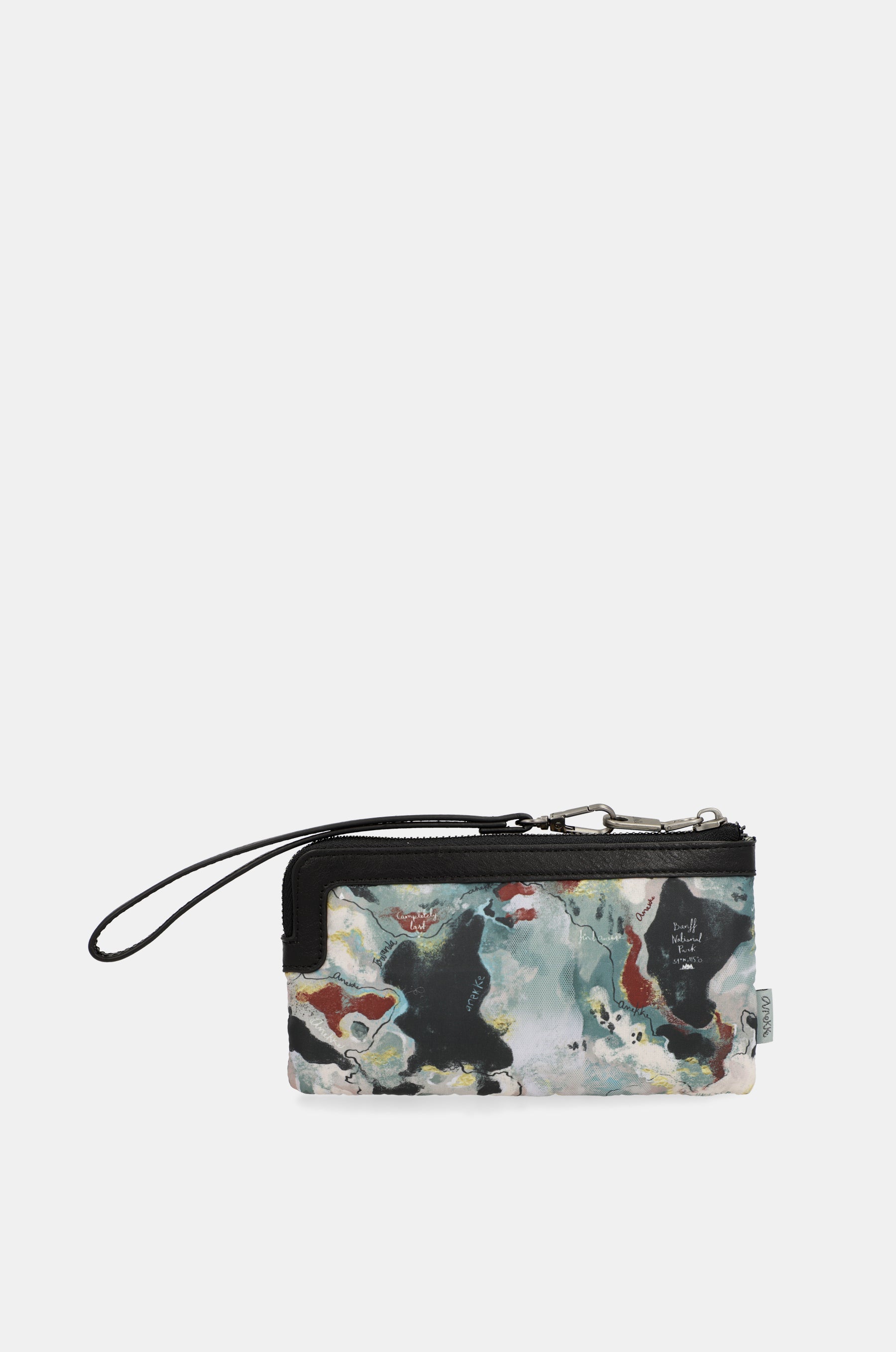 Nature Woods coin purse with hand strap
