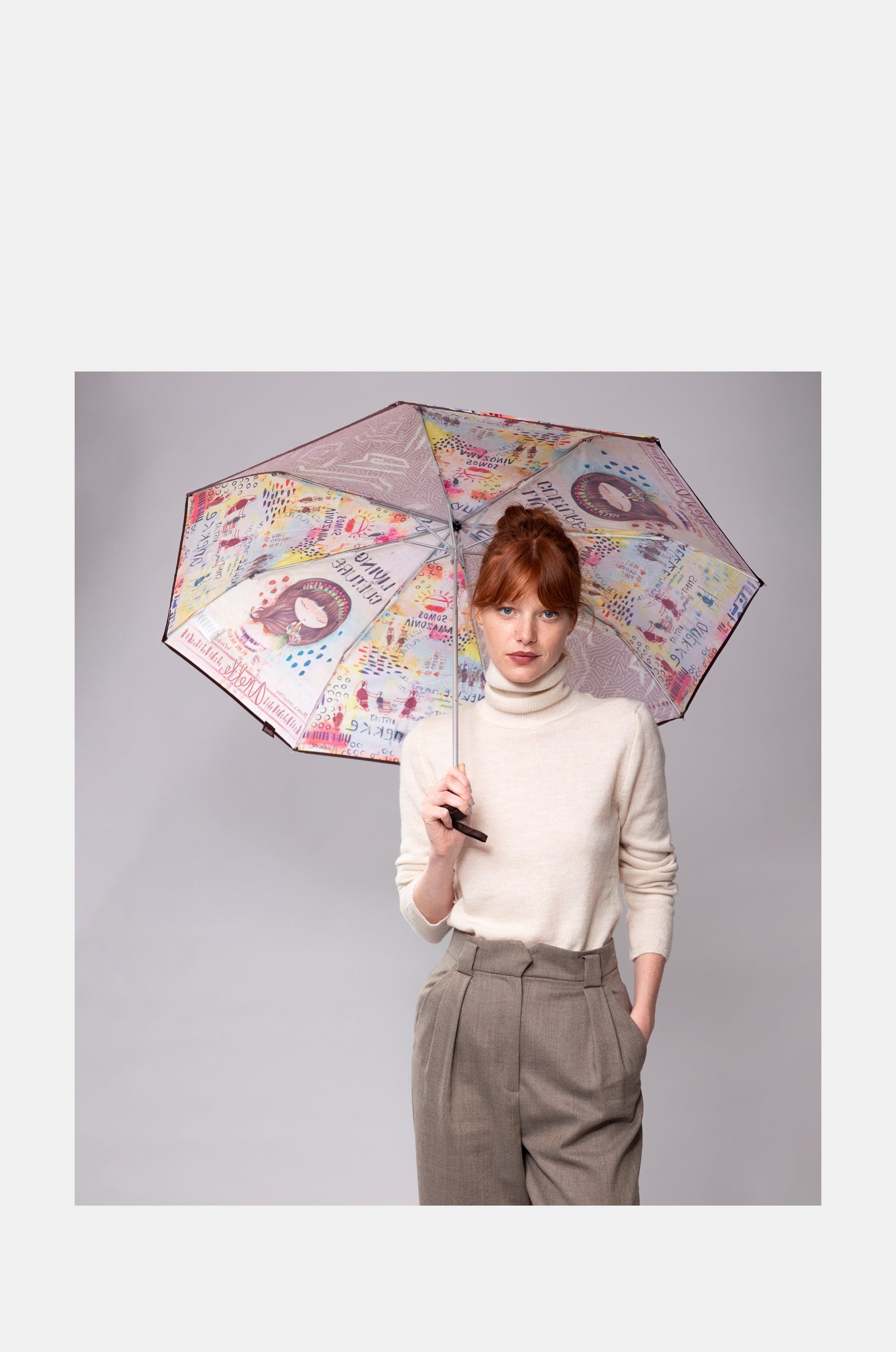 Menire automatic folding umbrella