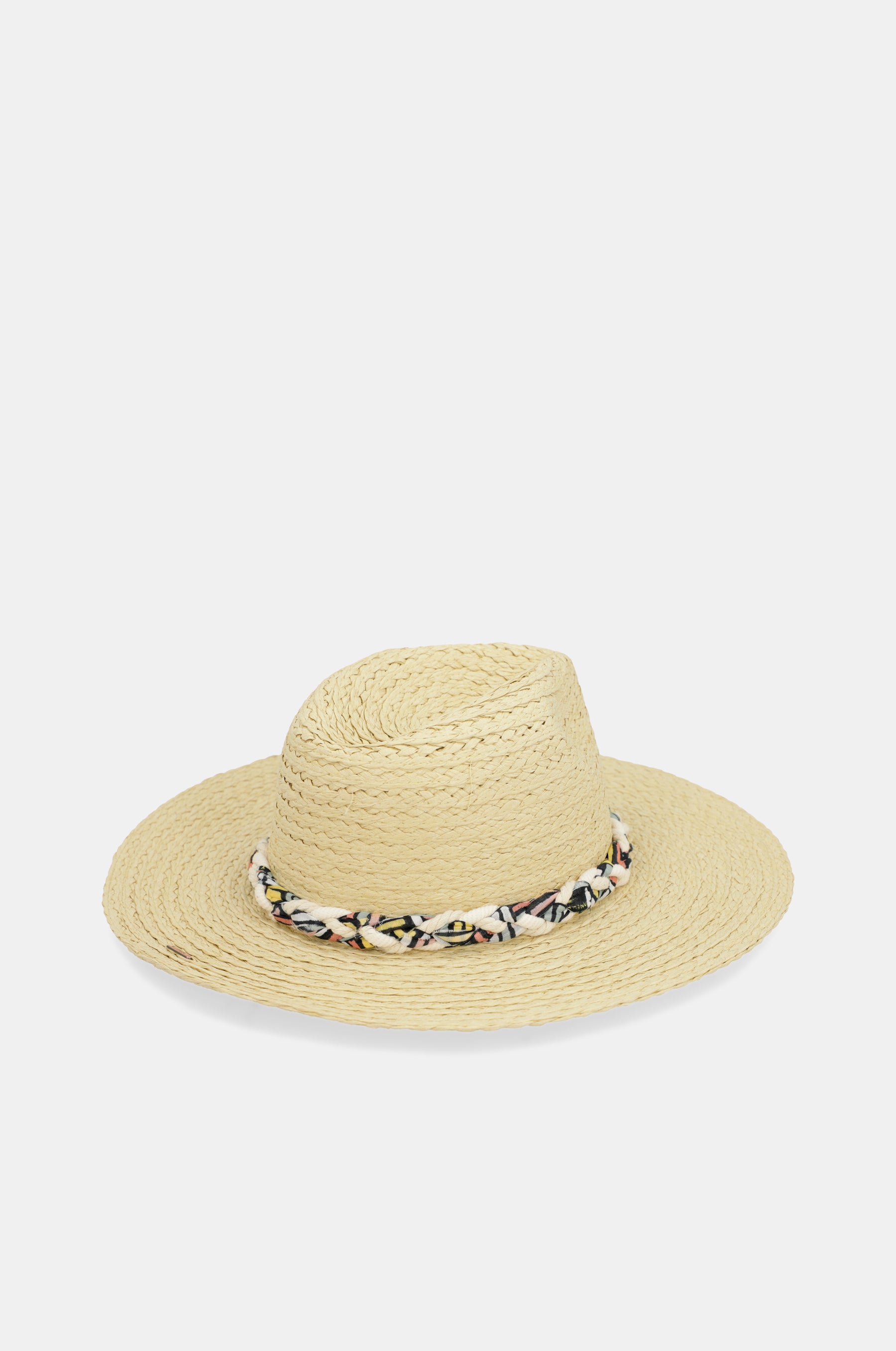 Raffia hat, brown