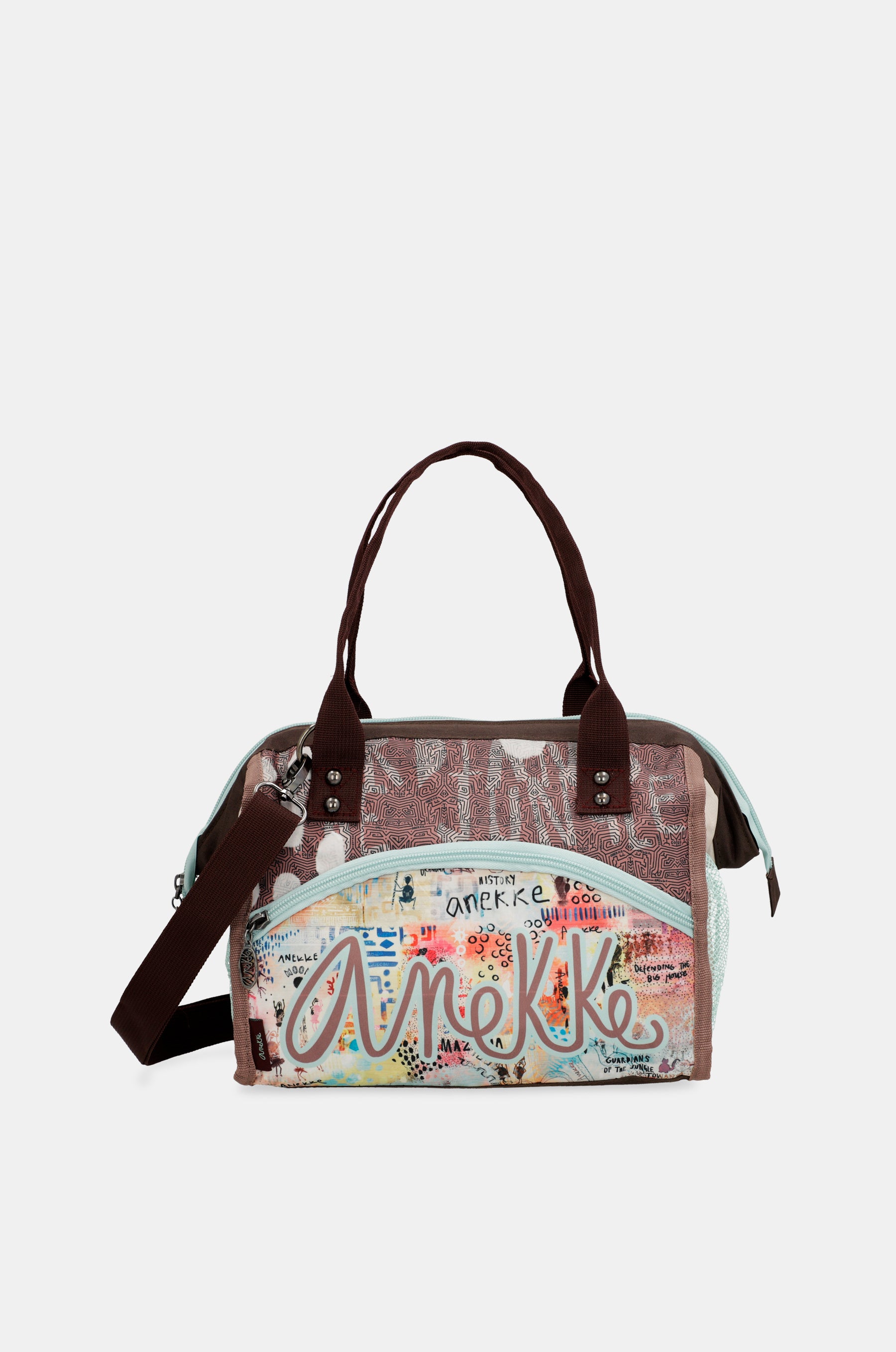 Kene food carrier bag with shoulder strap