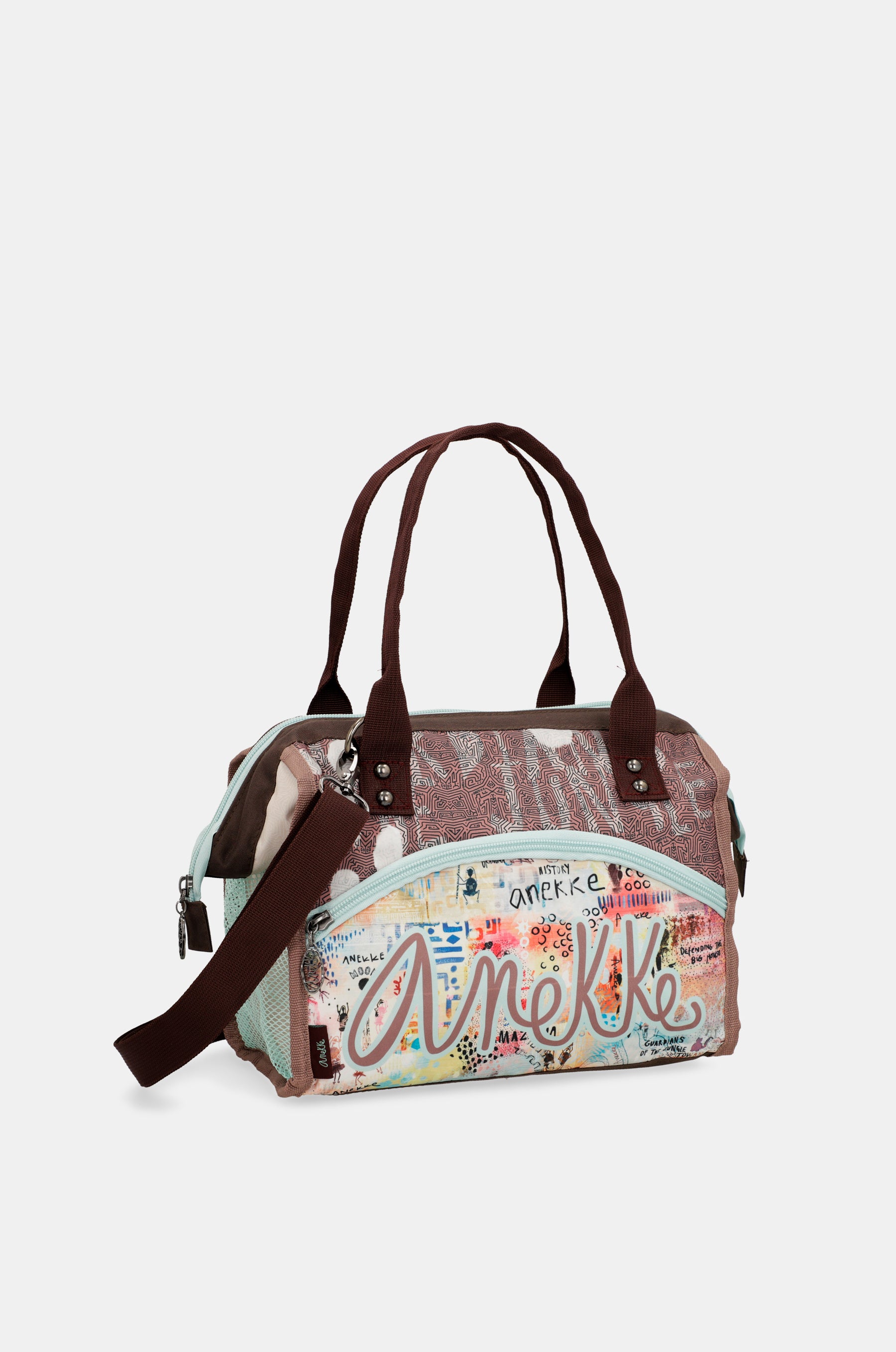 Kene food carrier bag with shoulder strap
