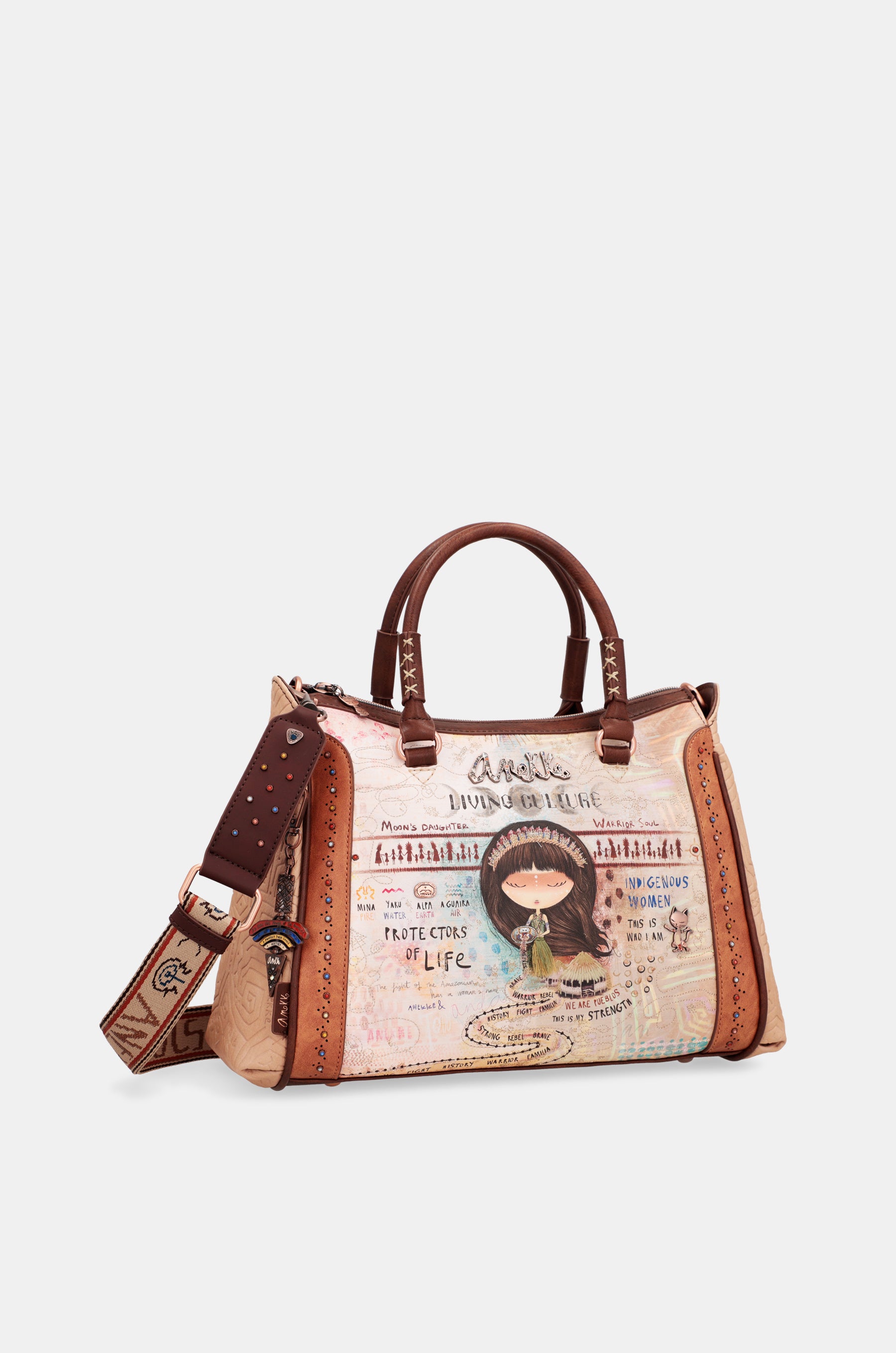 Menire large crossbody bag with shoulder straps