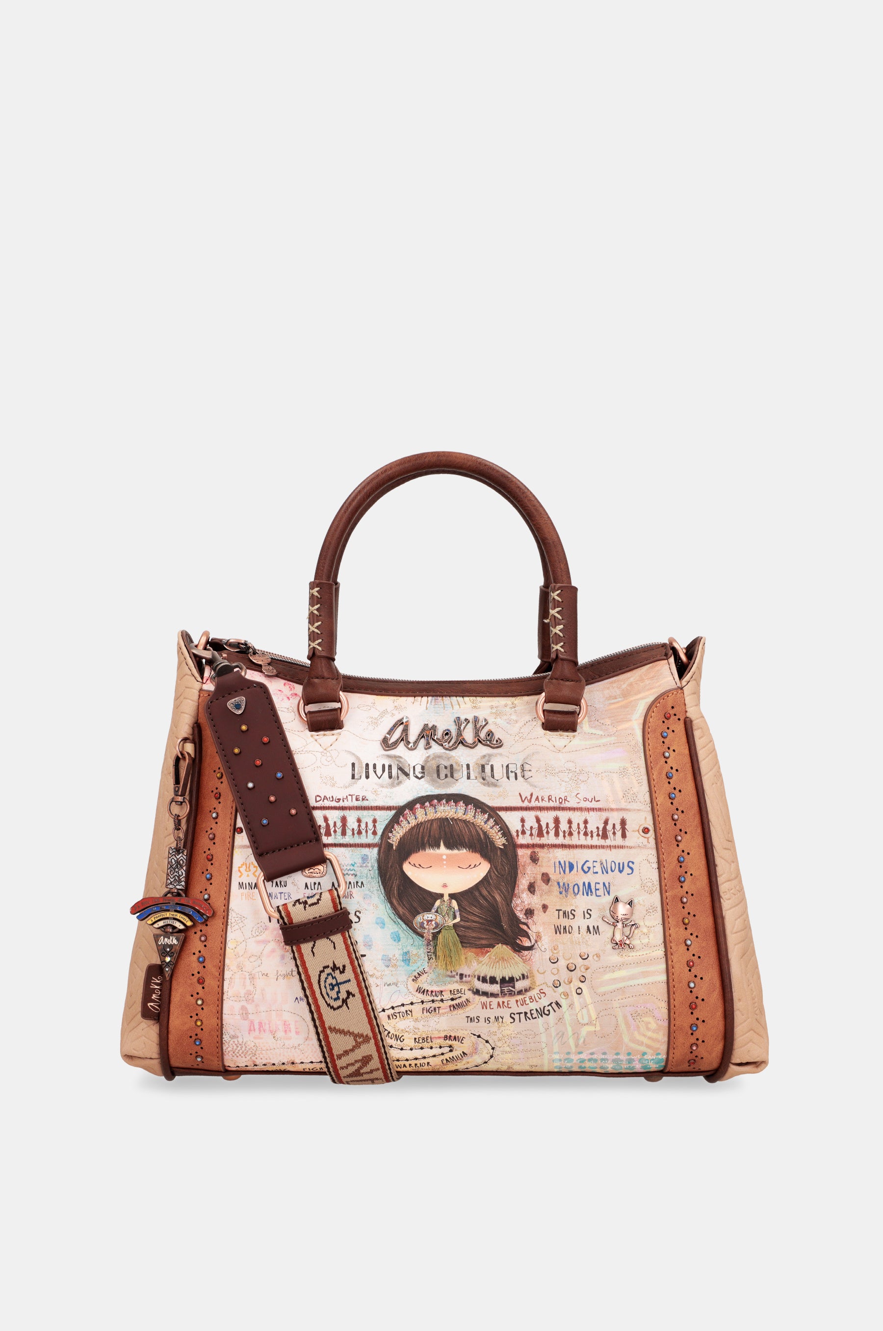 Menire large crossbody bag with shoulder straps
