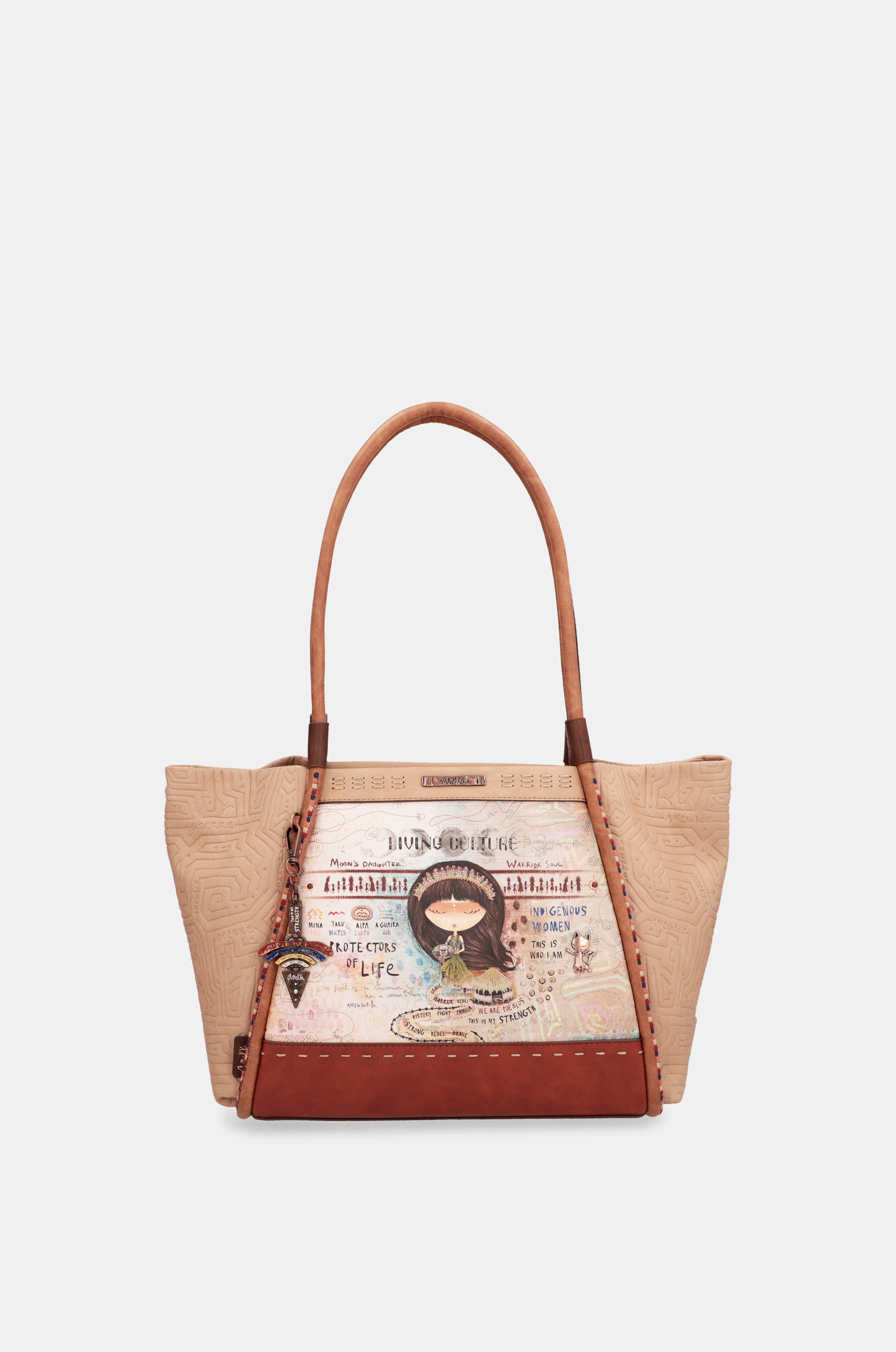 Menire trianglular tote bag