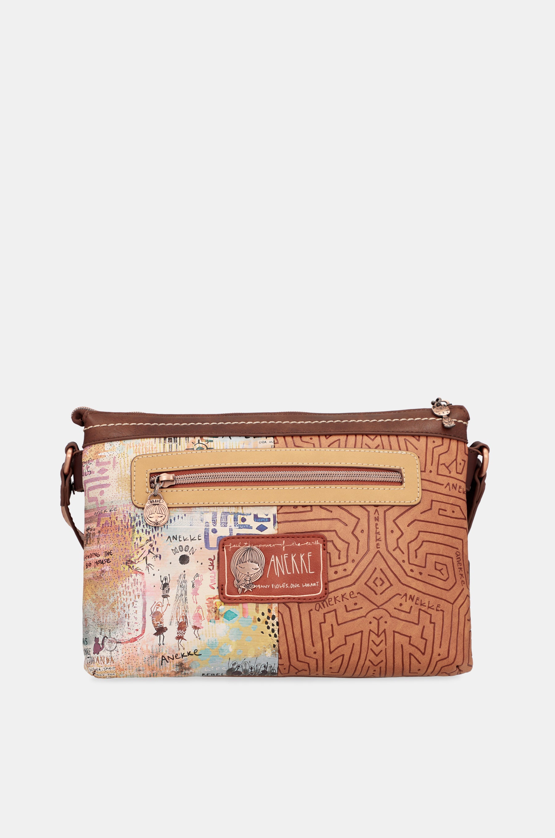 Menire crossbody bag with 2 compartments