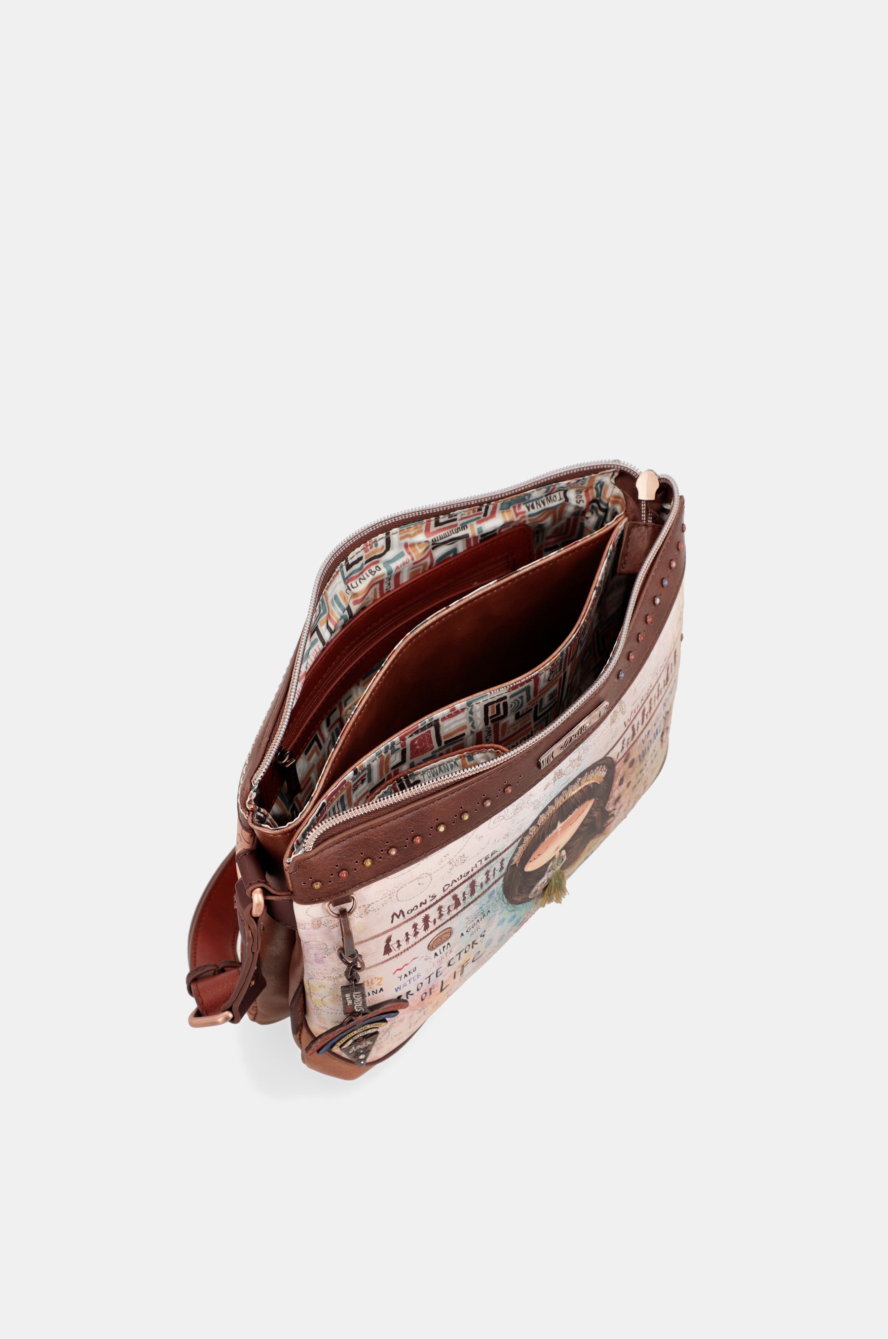 Menire crossbody bag with 2 compartments
