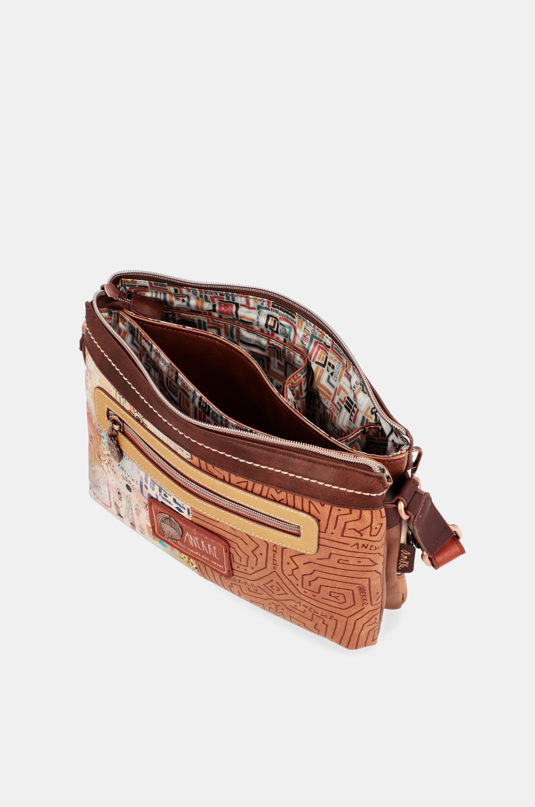 Menire crossbody bag with 2 compartments
