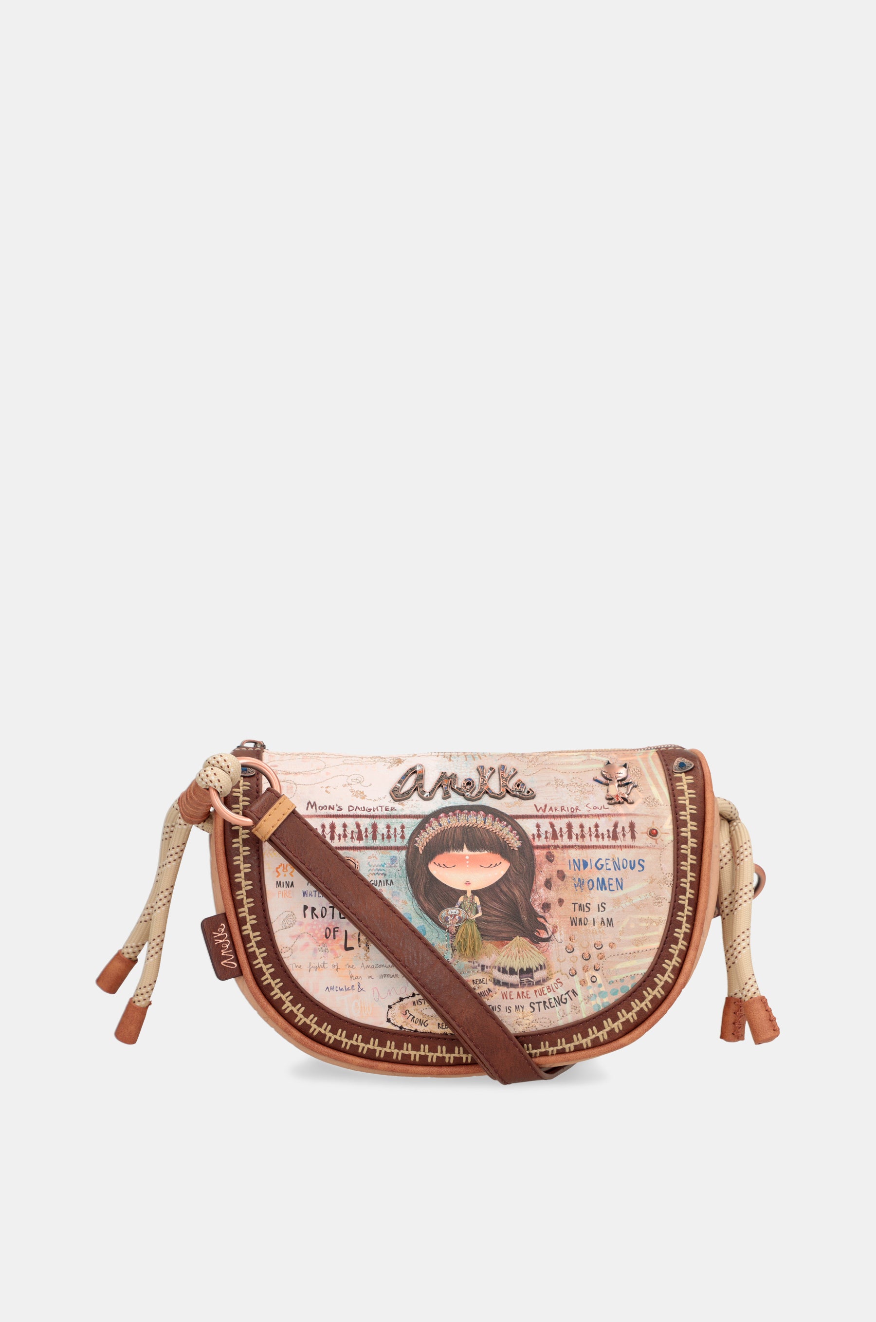 Menire oval crossbody bag
