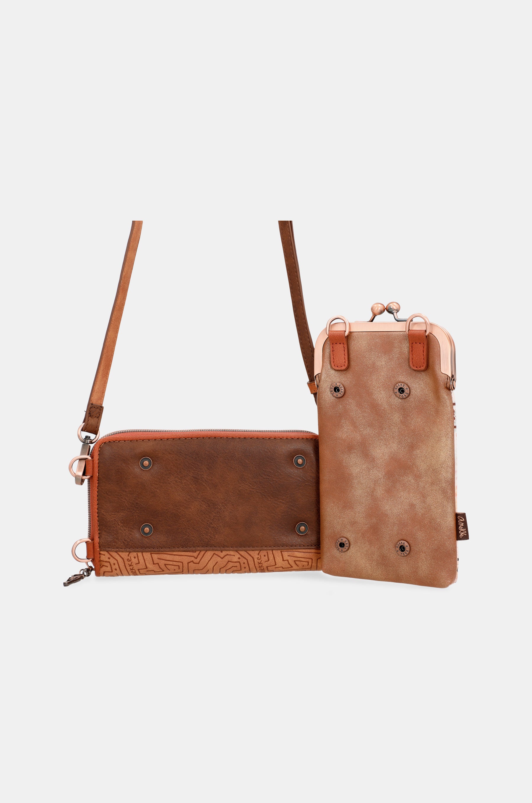 Menire 2 in 1 messenger and wallet bag