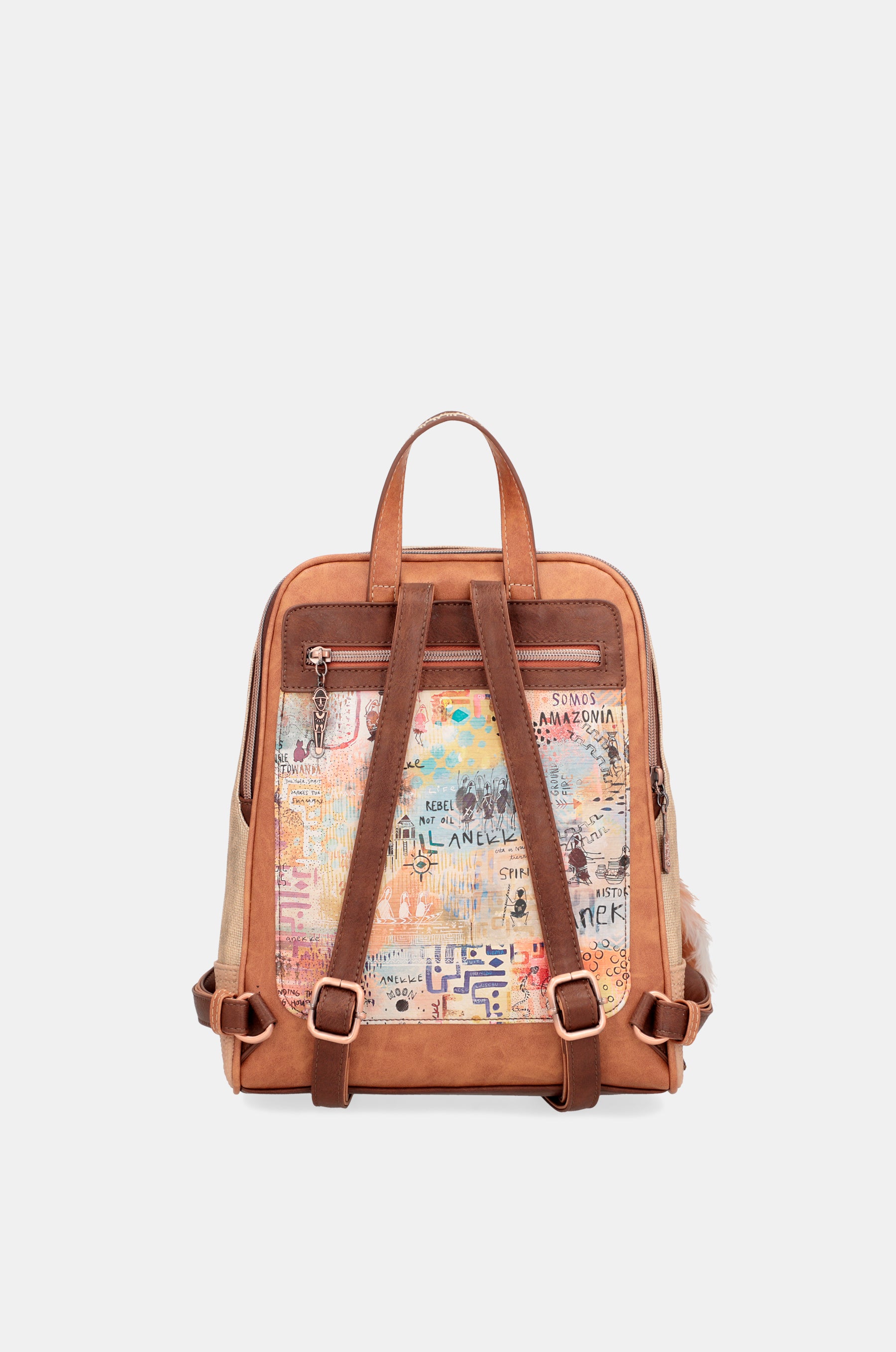 Tribe double compartment crossbody bag