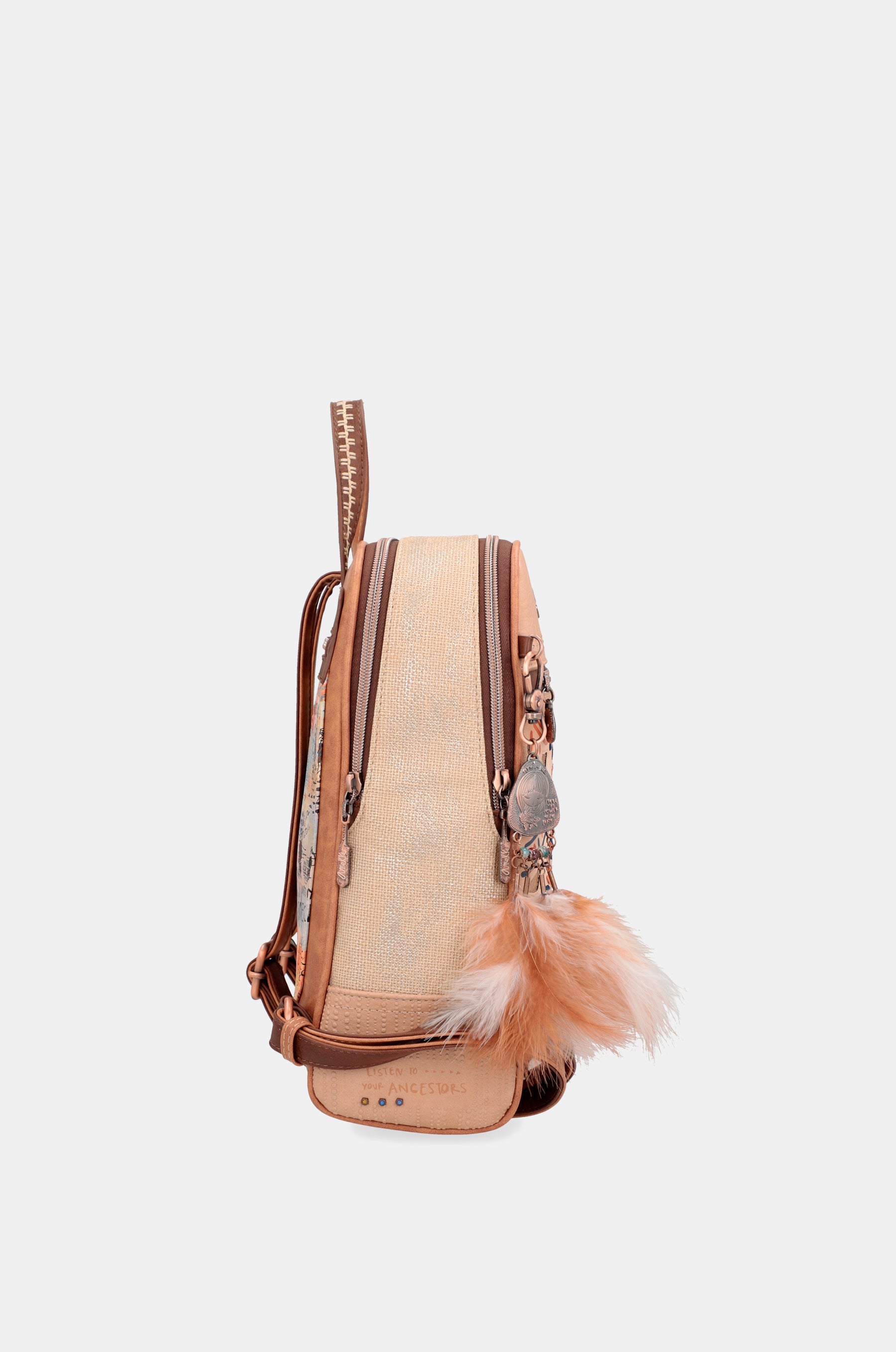 Tribe double compartment crossbody bag