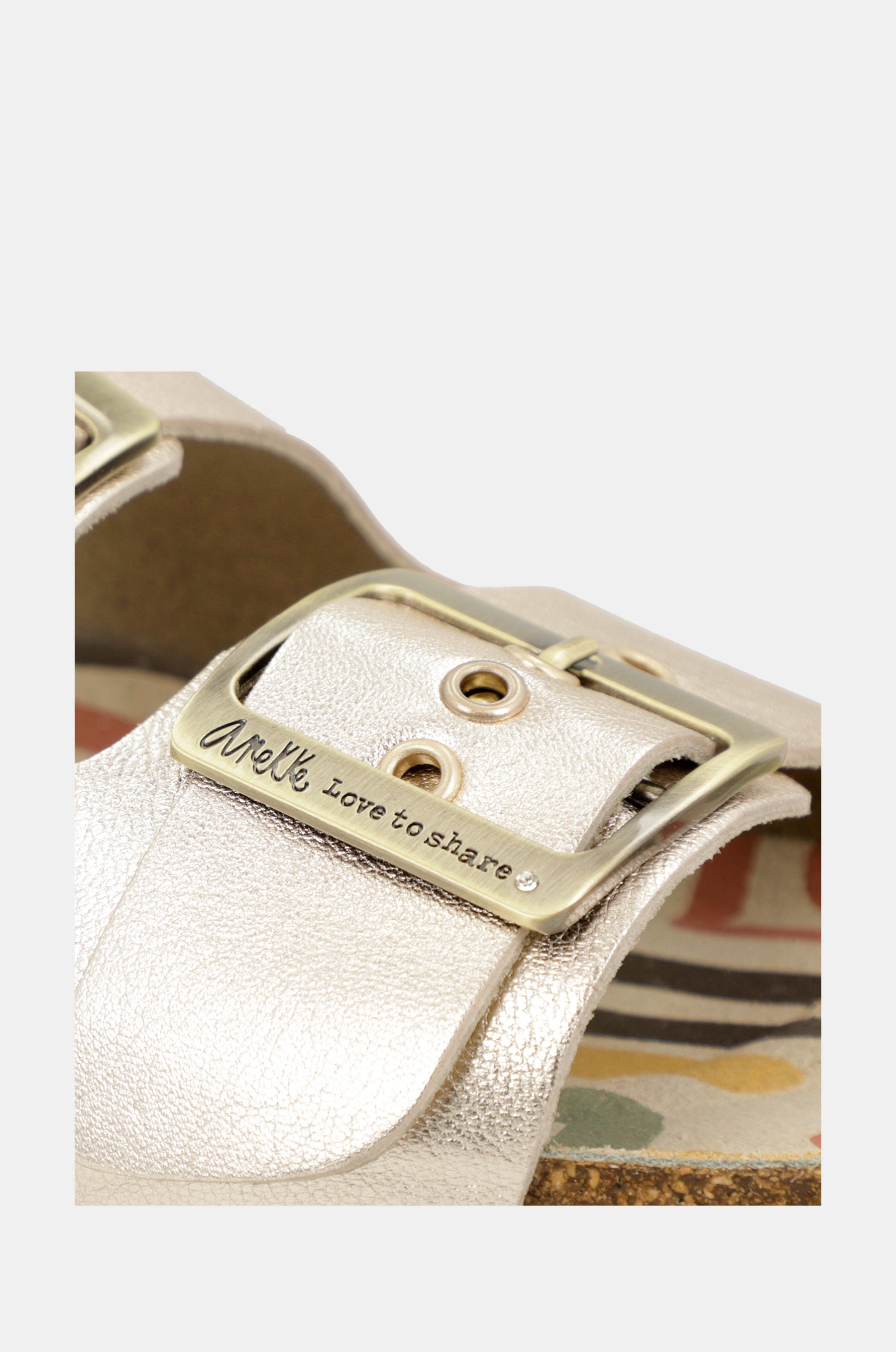 Kene gold women's bio sandals