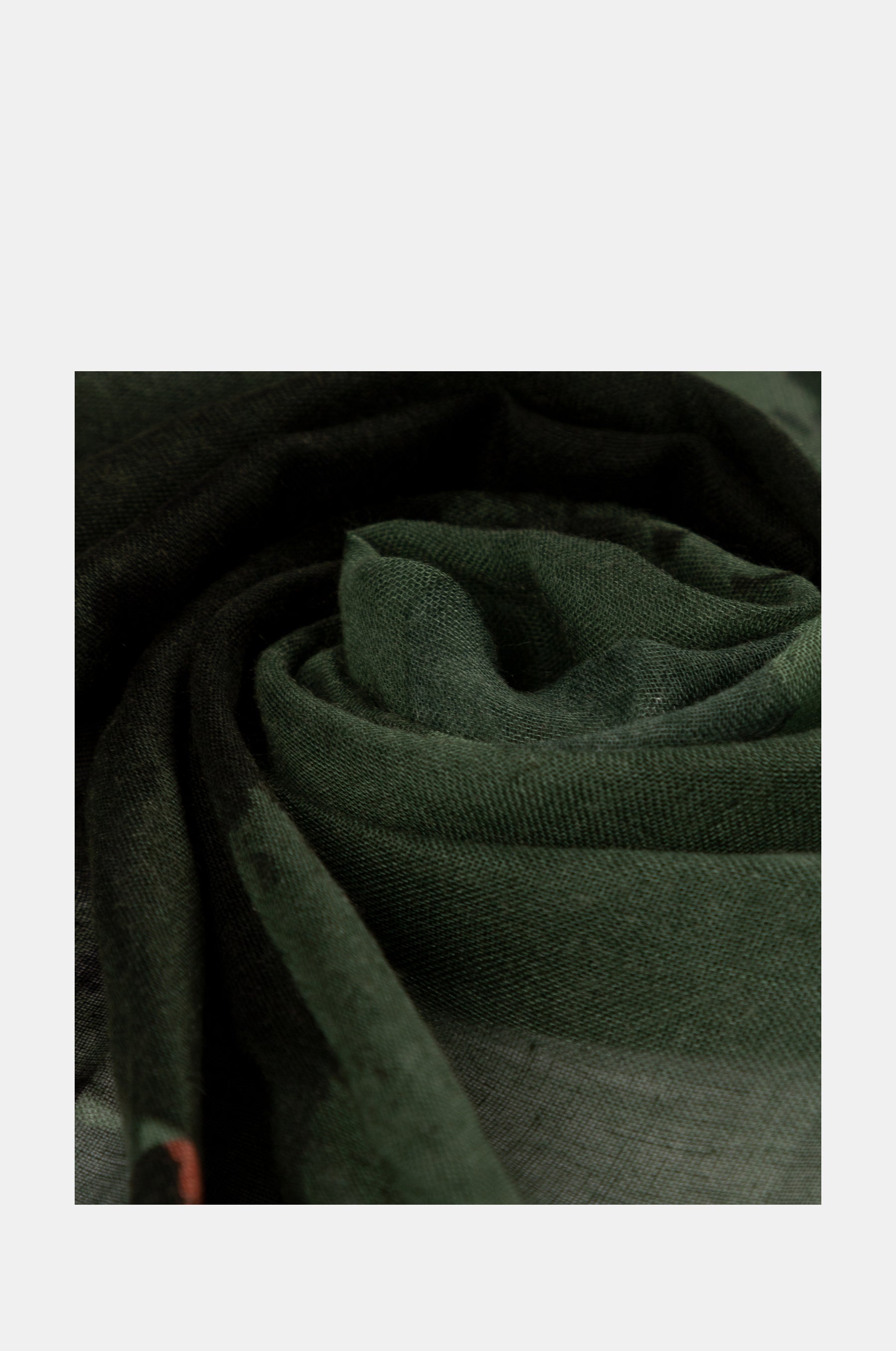 Amazonia green printed scarf