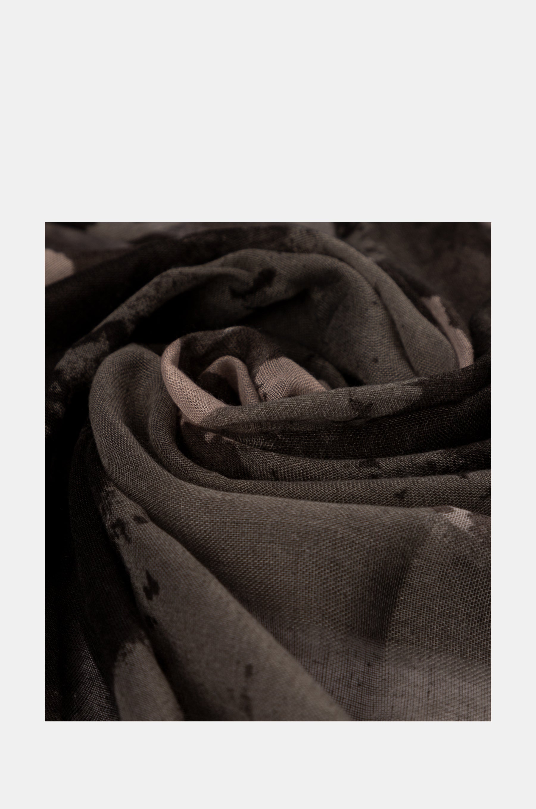 Amazonia black printed scarf