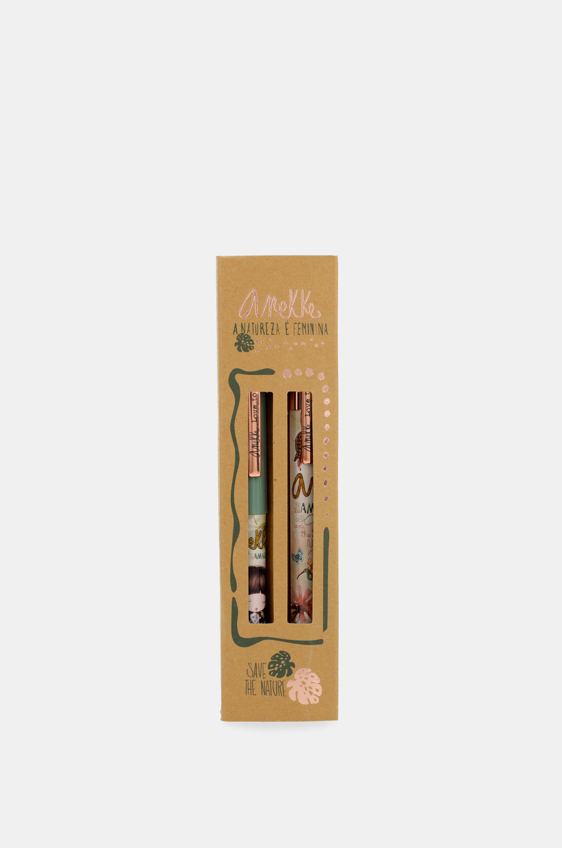 Amazonia ballpoint pen plus mechanical pencil set