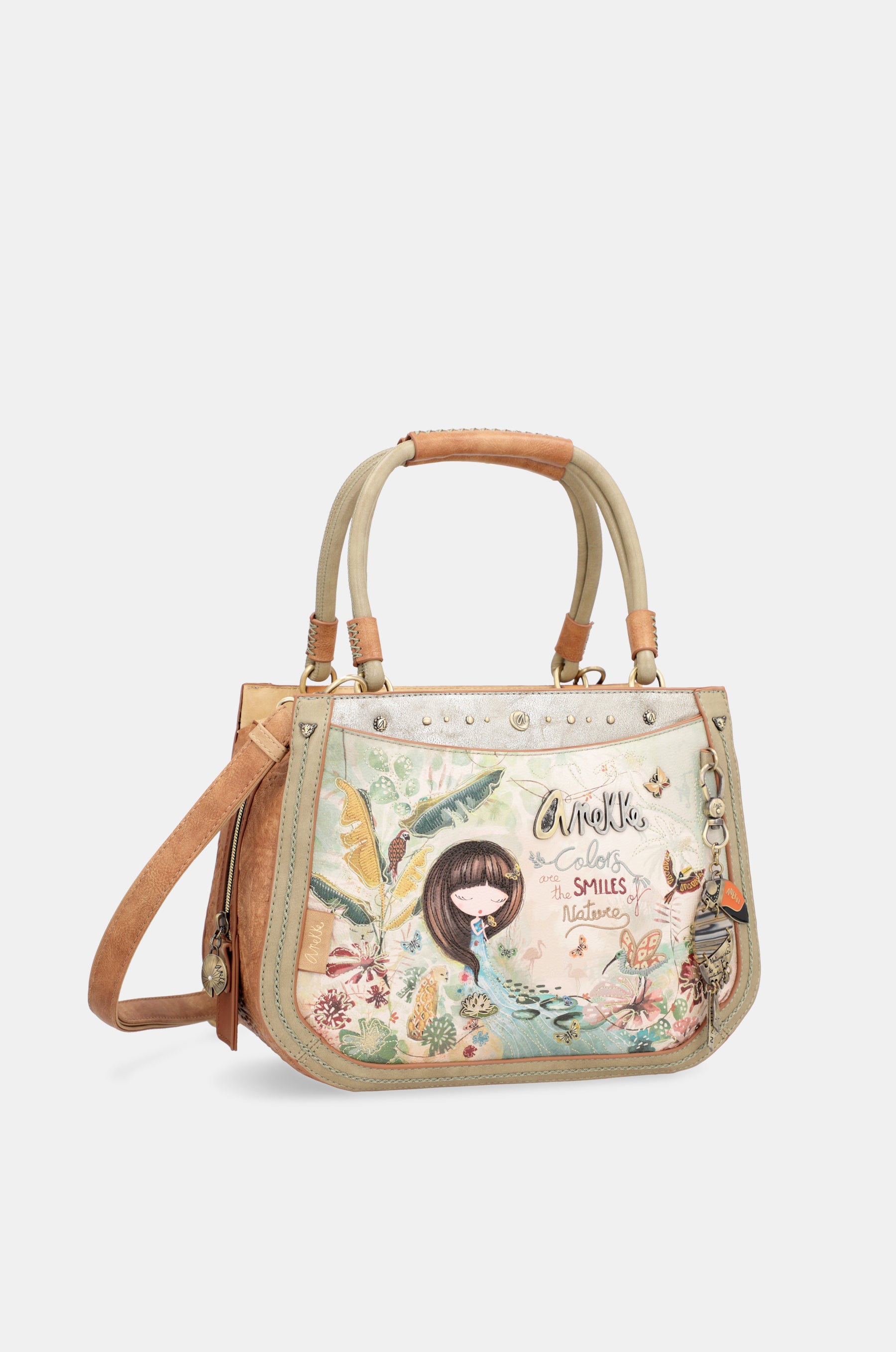 Amazonia printed bowling bag