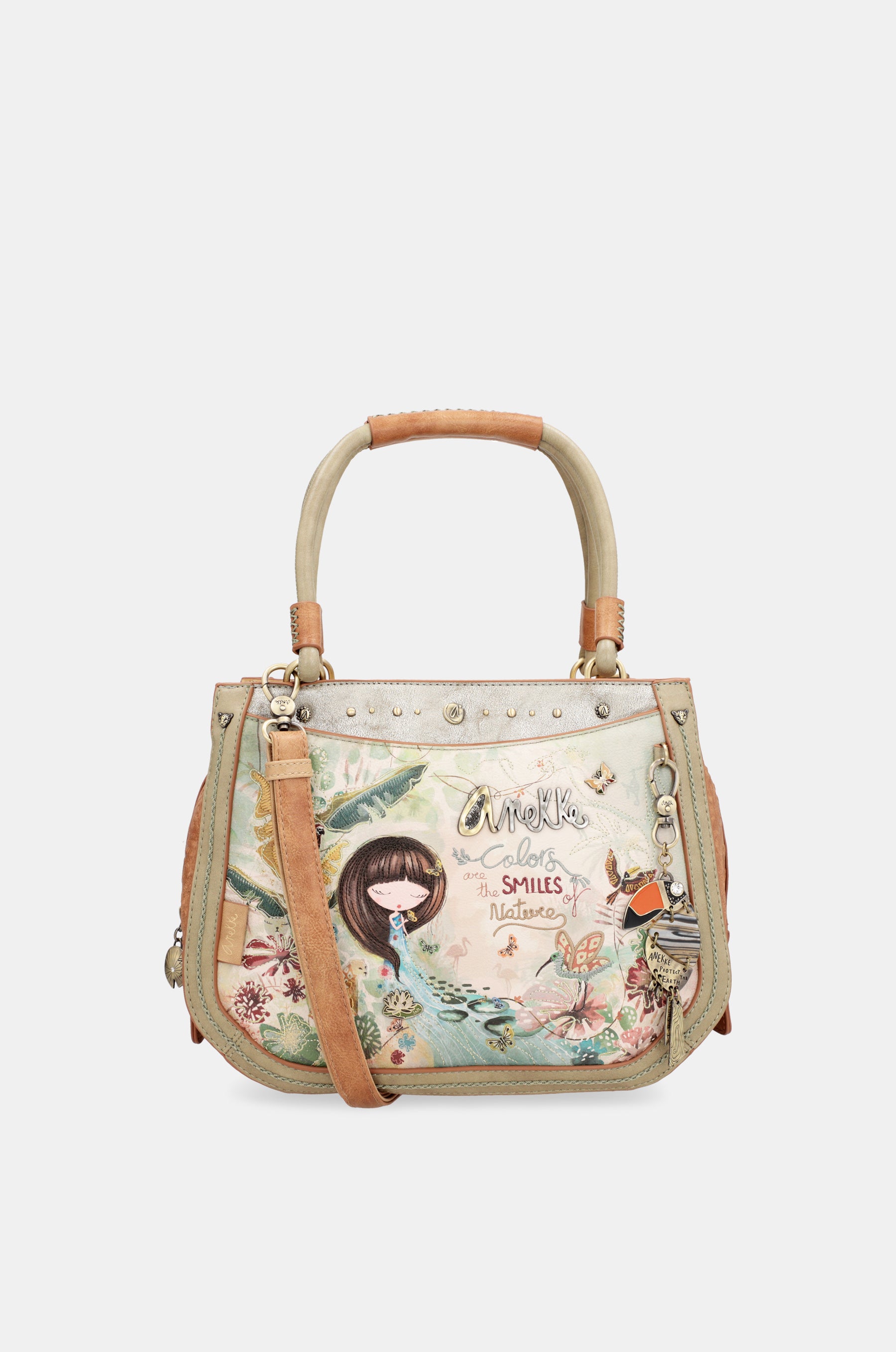 Amazonia printed bowling bag