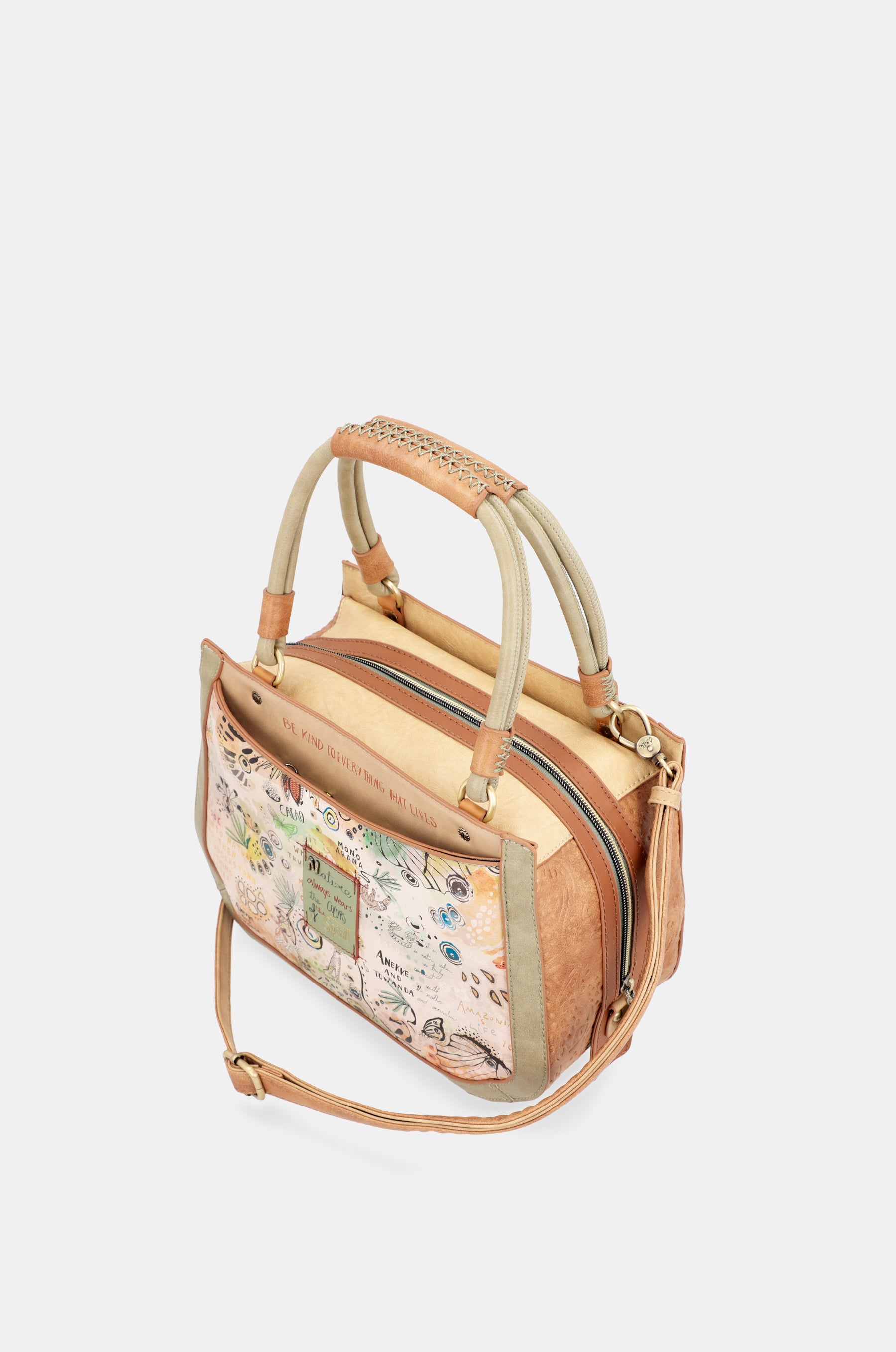Amazonia printed bowling bag