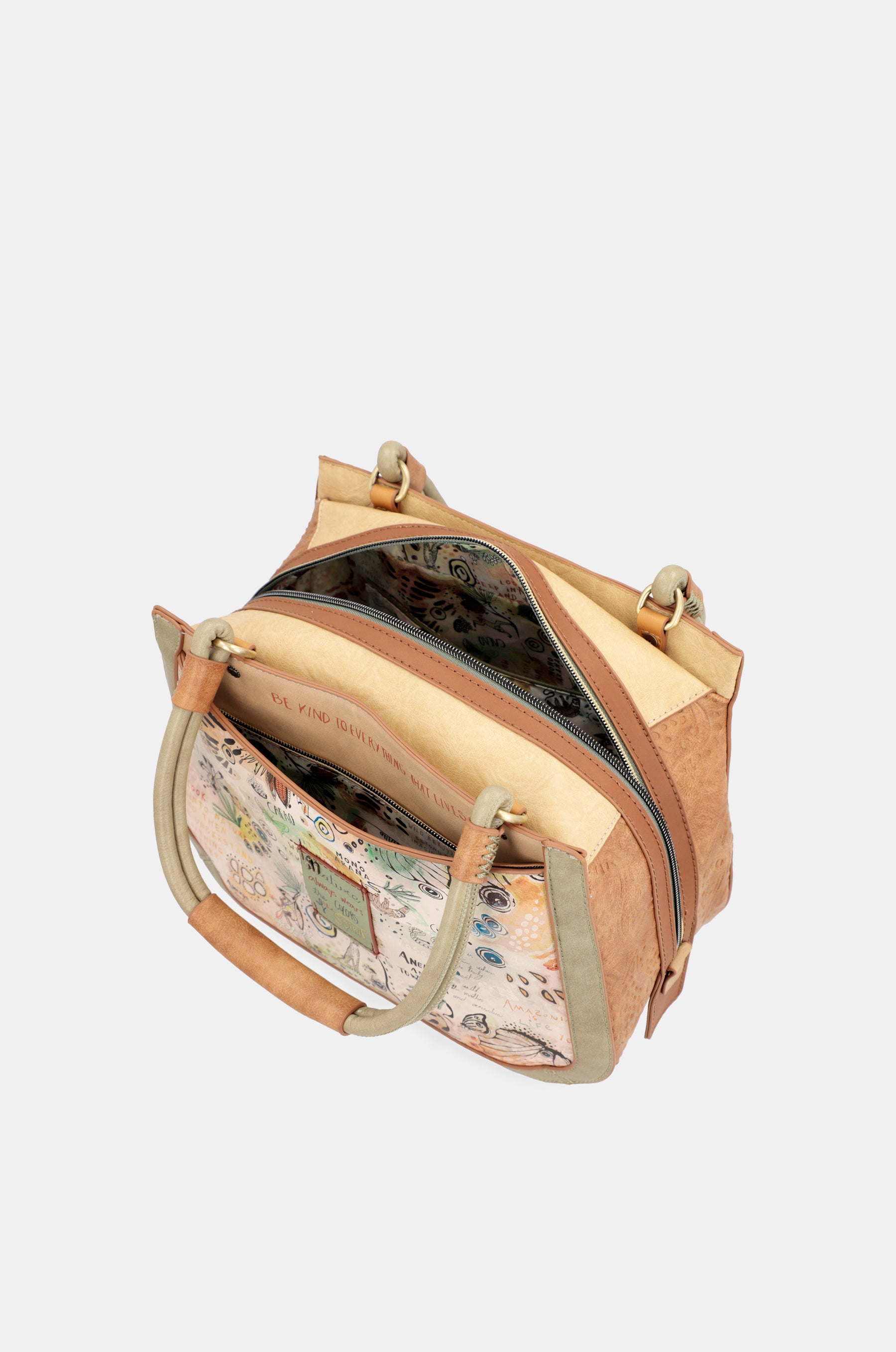 Amazonia printed bowling bag