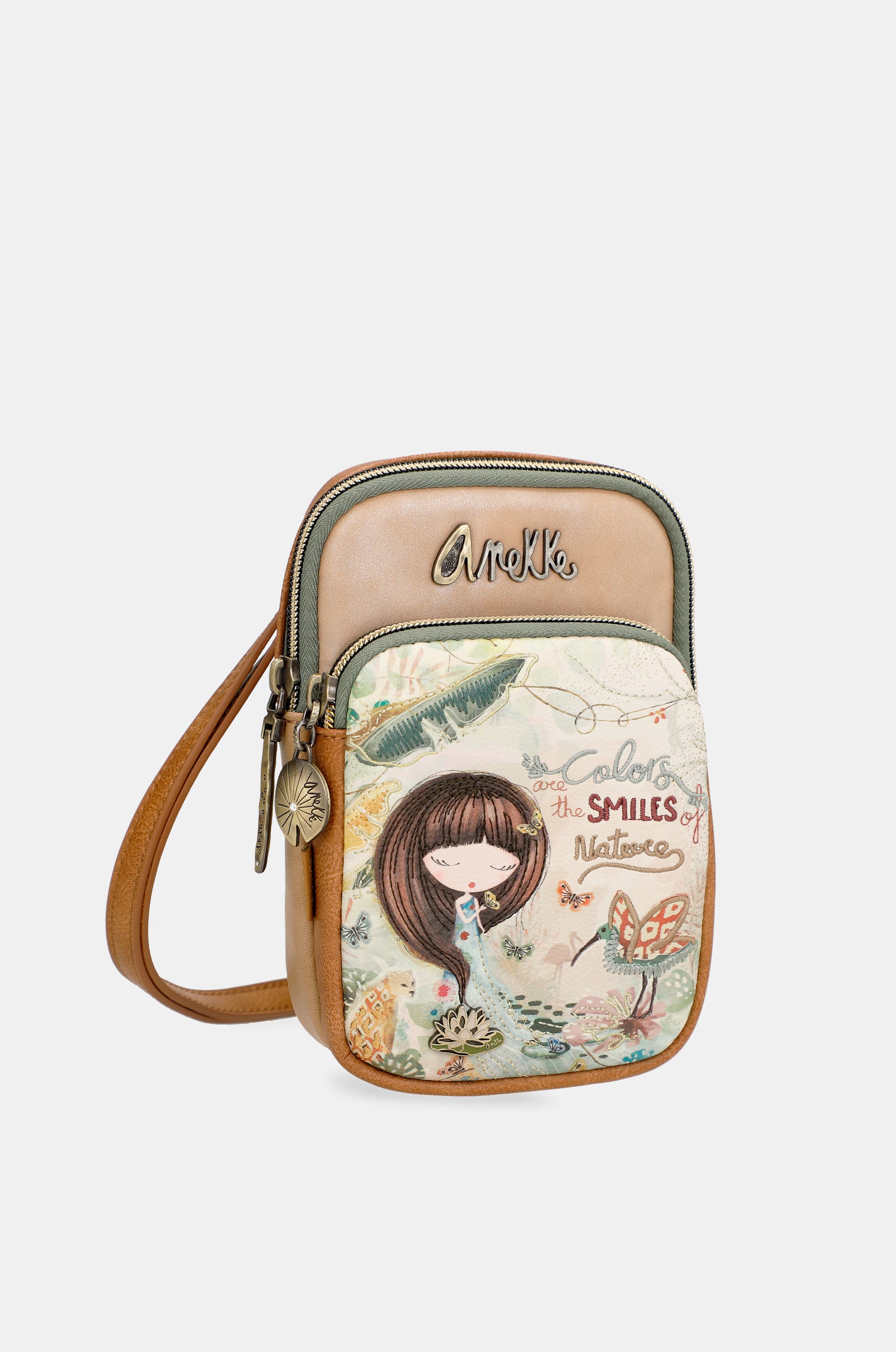 Amazonia mini crossbody bag with pocket