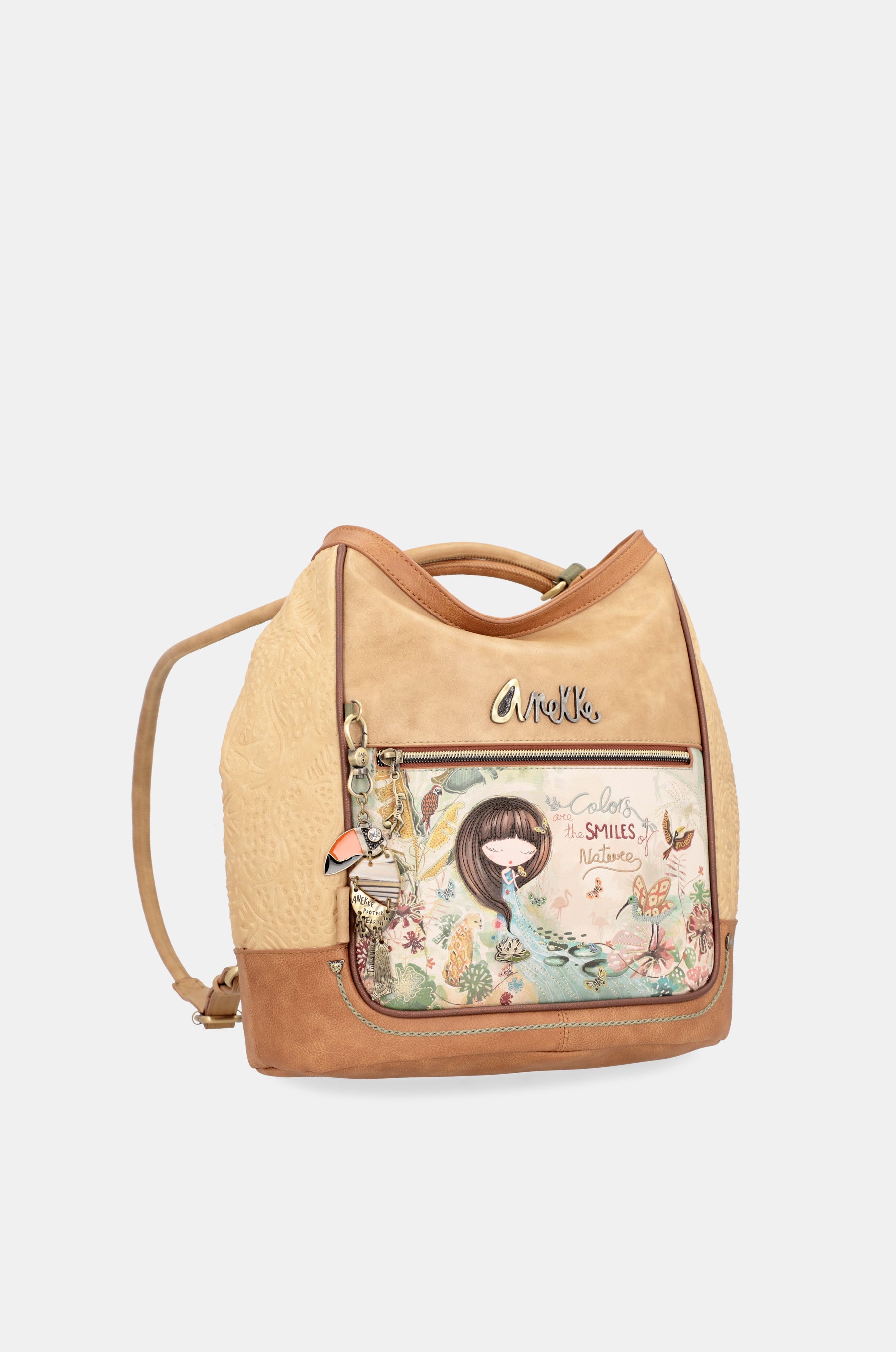 Amazonia convertible crossbody bag with backpack