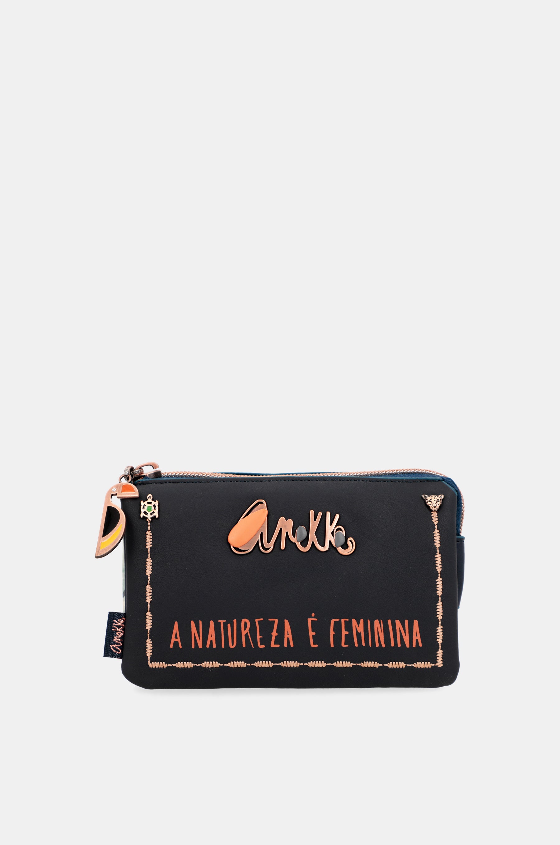 Nature Pachamama navy blue coin purse
