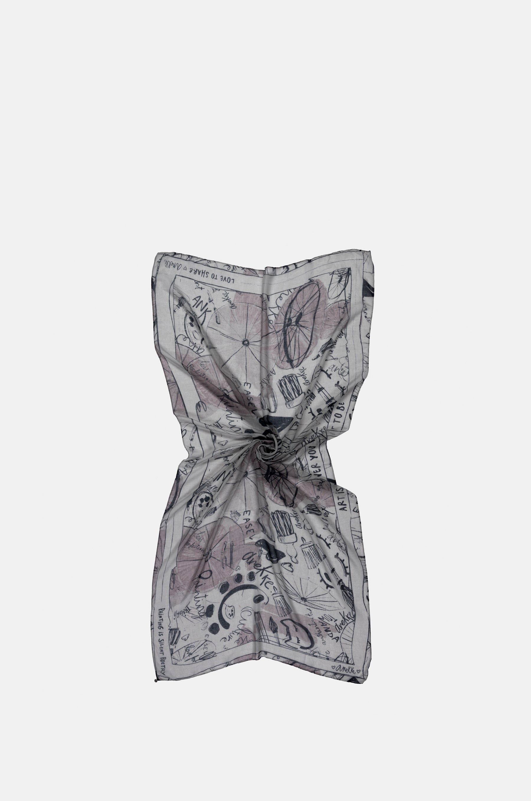 Palette grey scarf