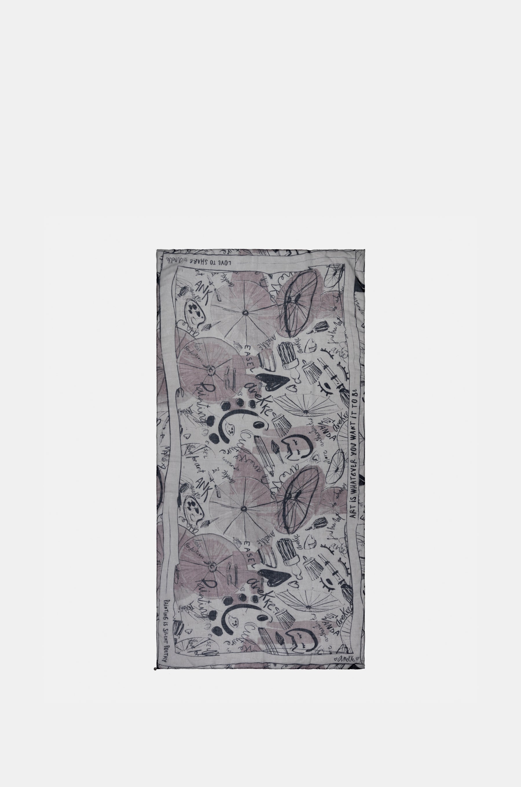 Palette grey scarf