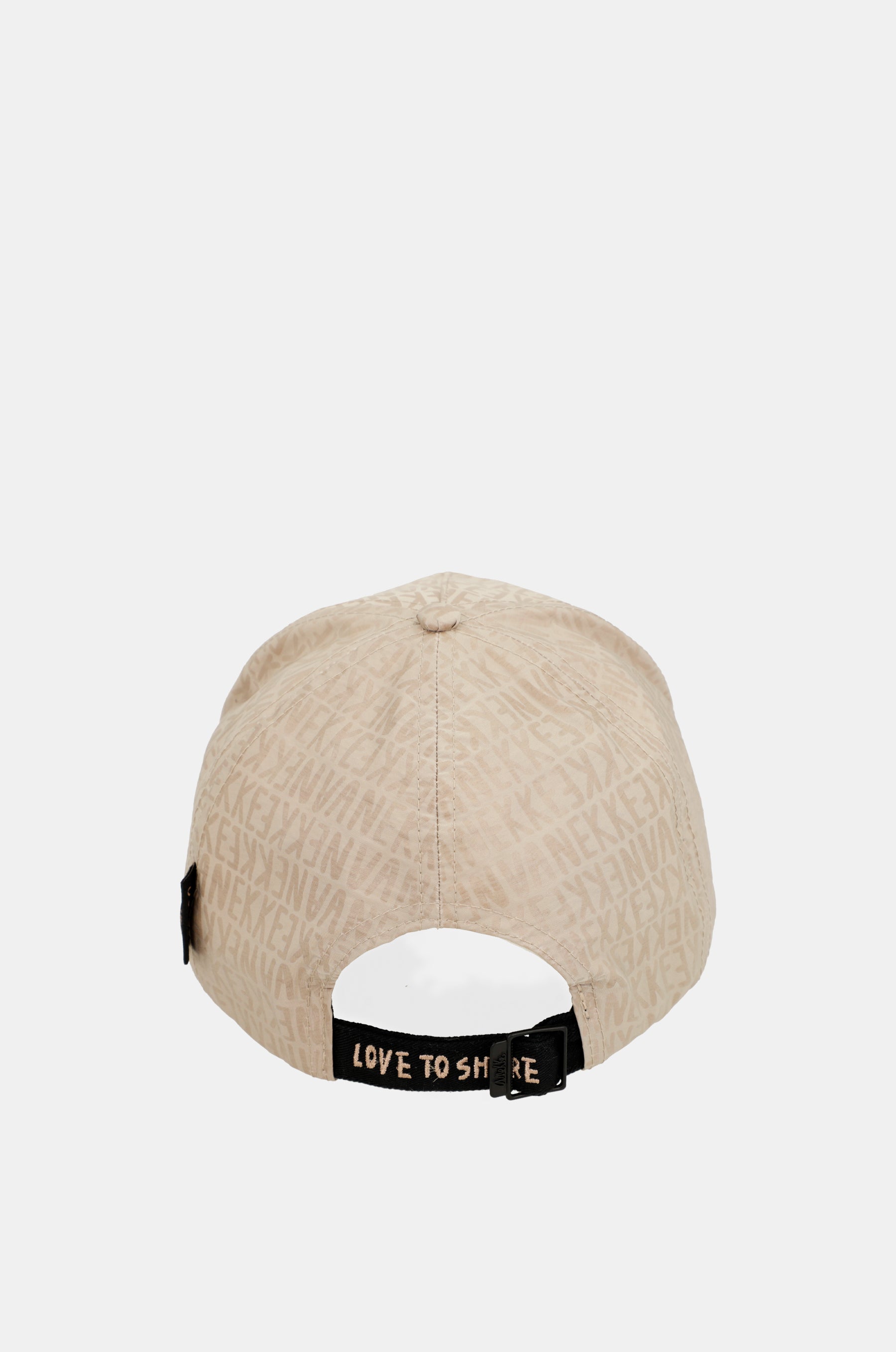 Beige Contemporary Logo Cap