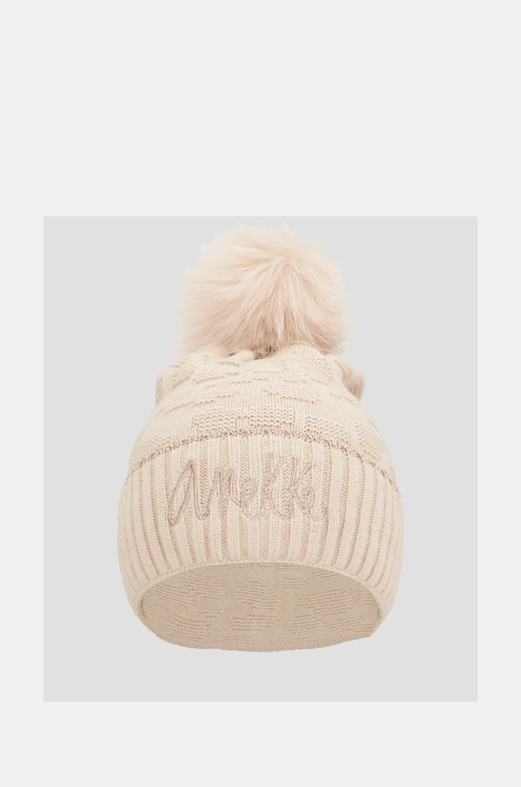 Beige Shodō Knit Hat