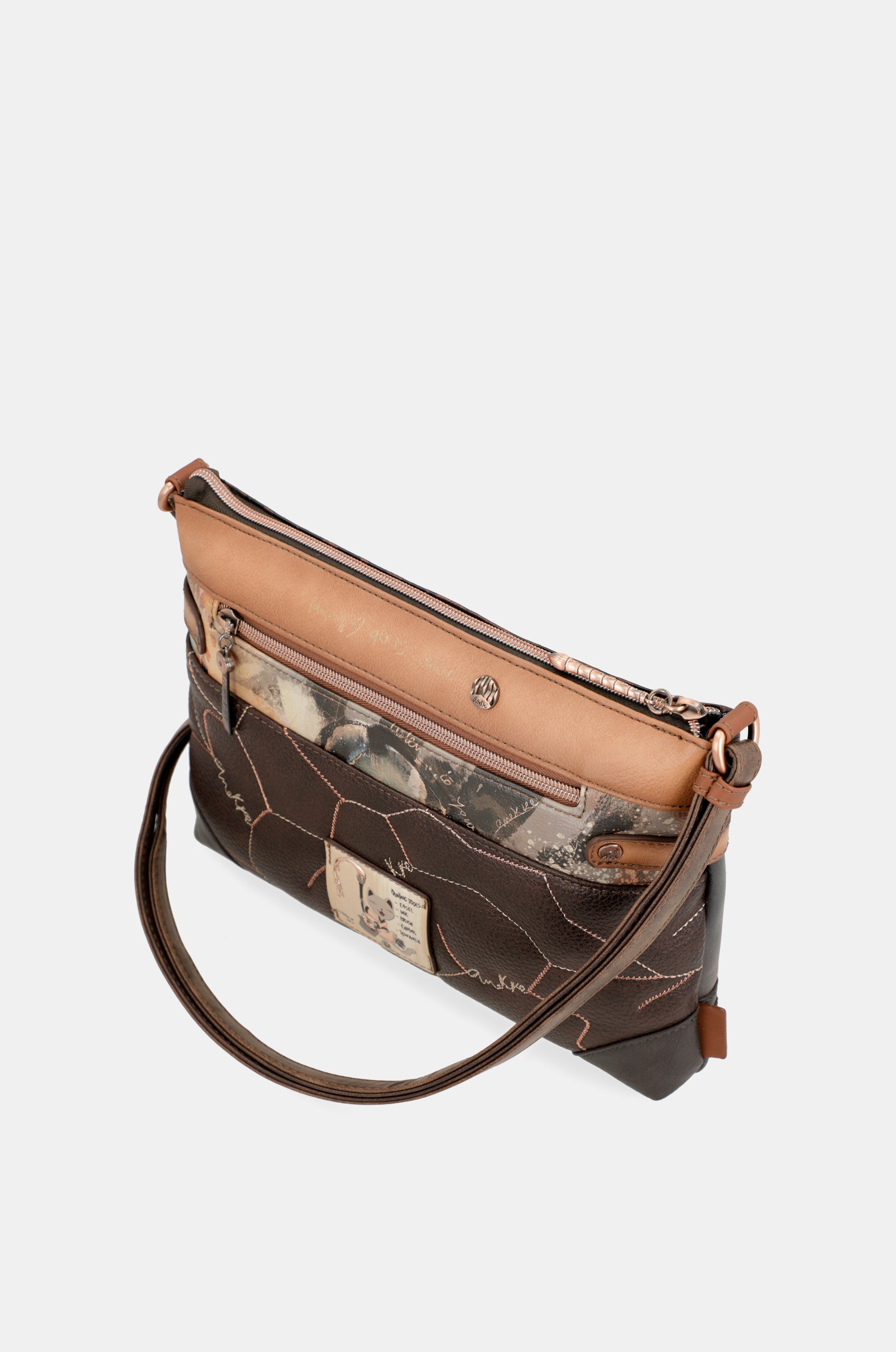 Shōen mini double compartment shoulder bag