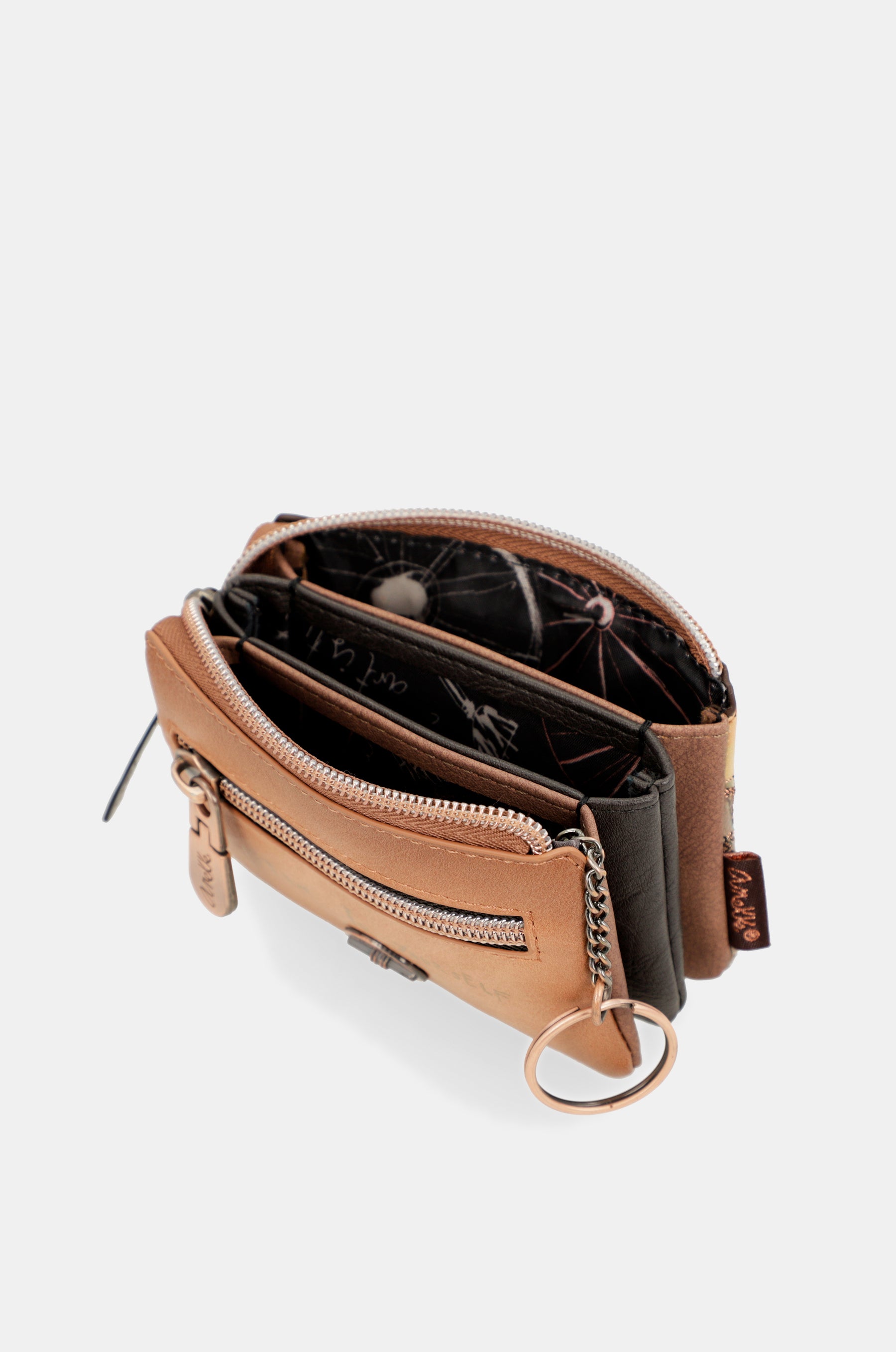 Anekke アネッケ ウォレットバッグ トリプル 27857-05 Shōen triple compartment purse