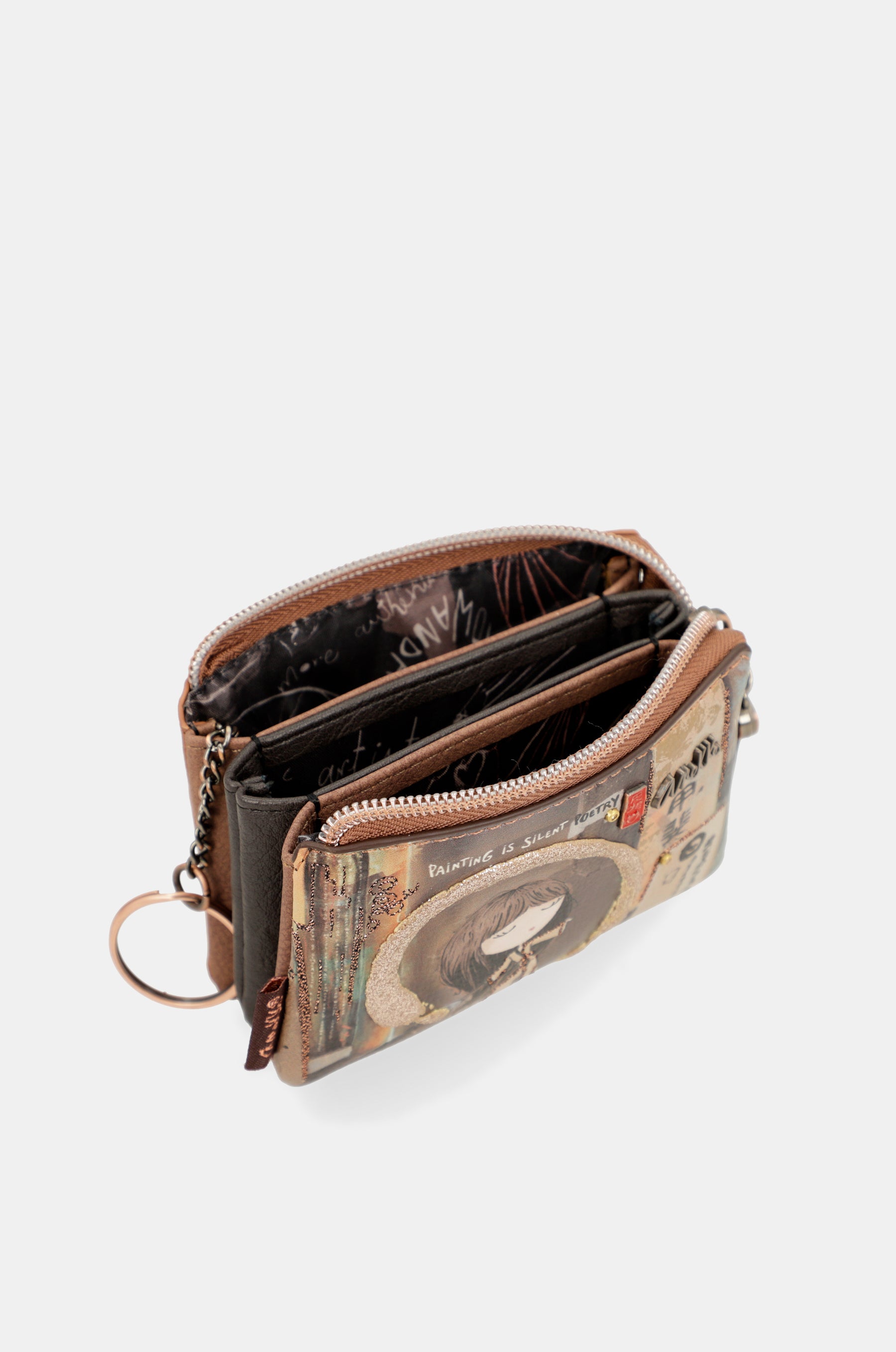 Anekke アネッケ ウォレットバッグ トリプル 27857-05 Wallet with 3 compartments Memories