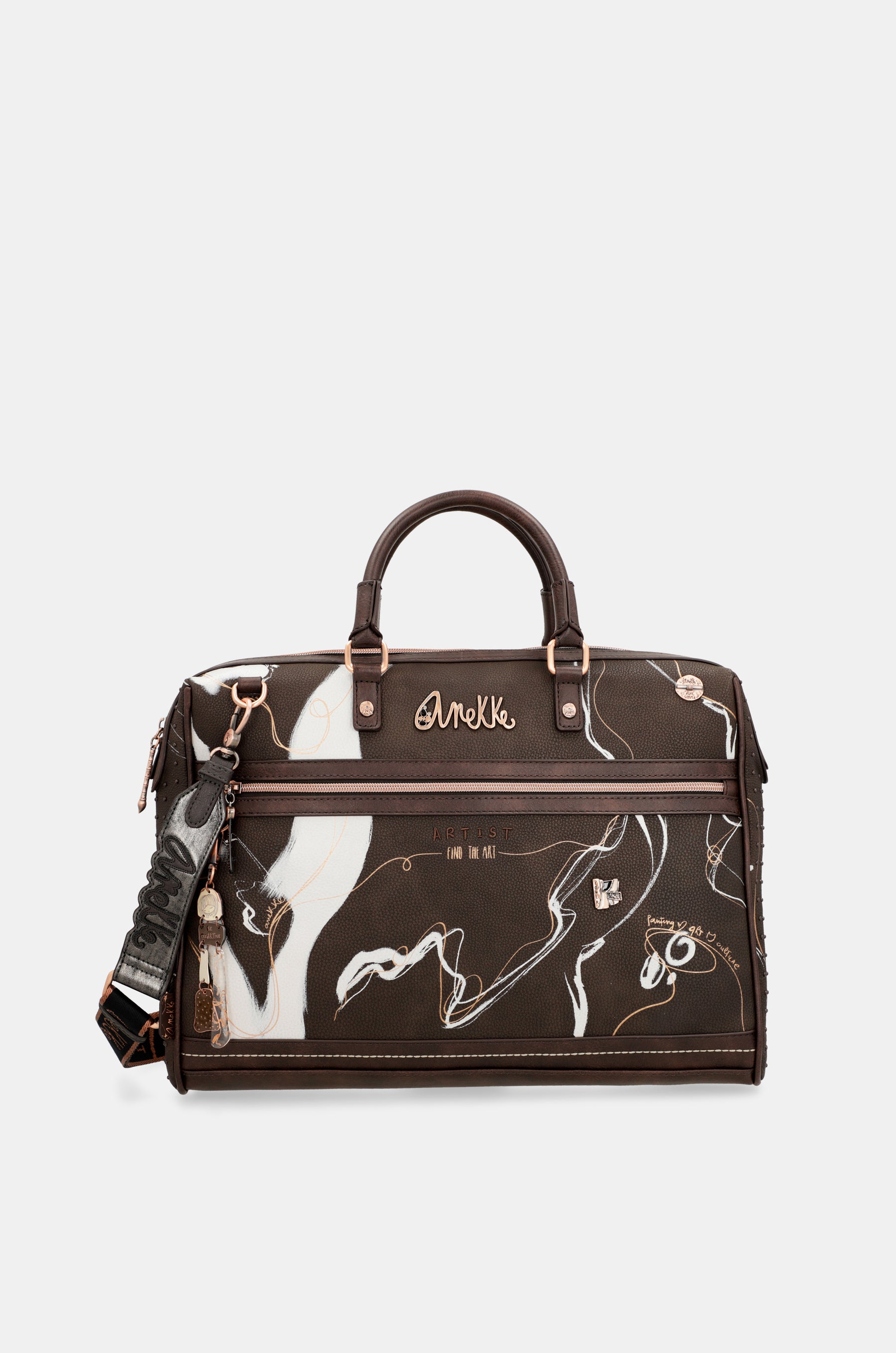 Brown briefcase Nature Shodō