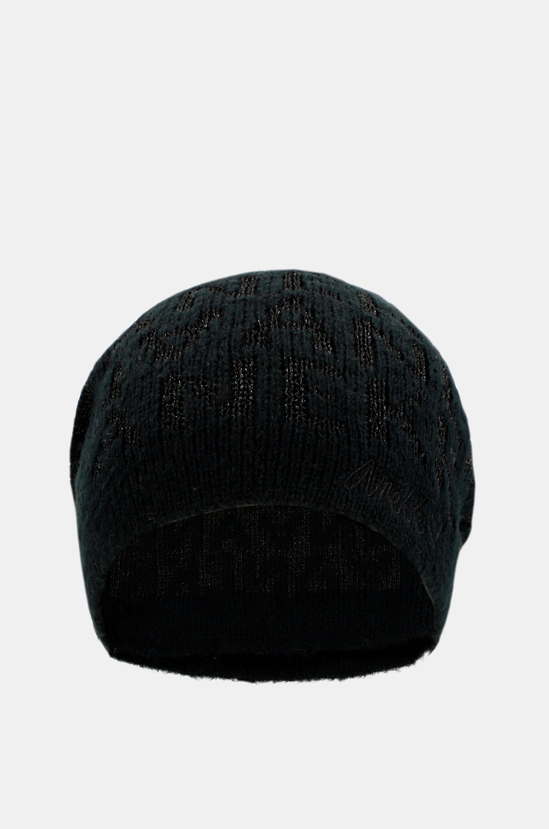 Black Contemporary Knit Hat