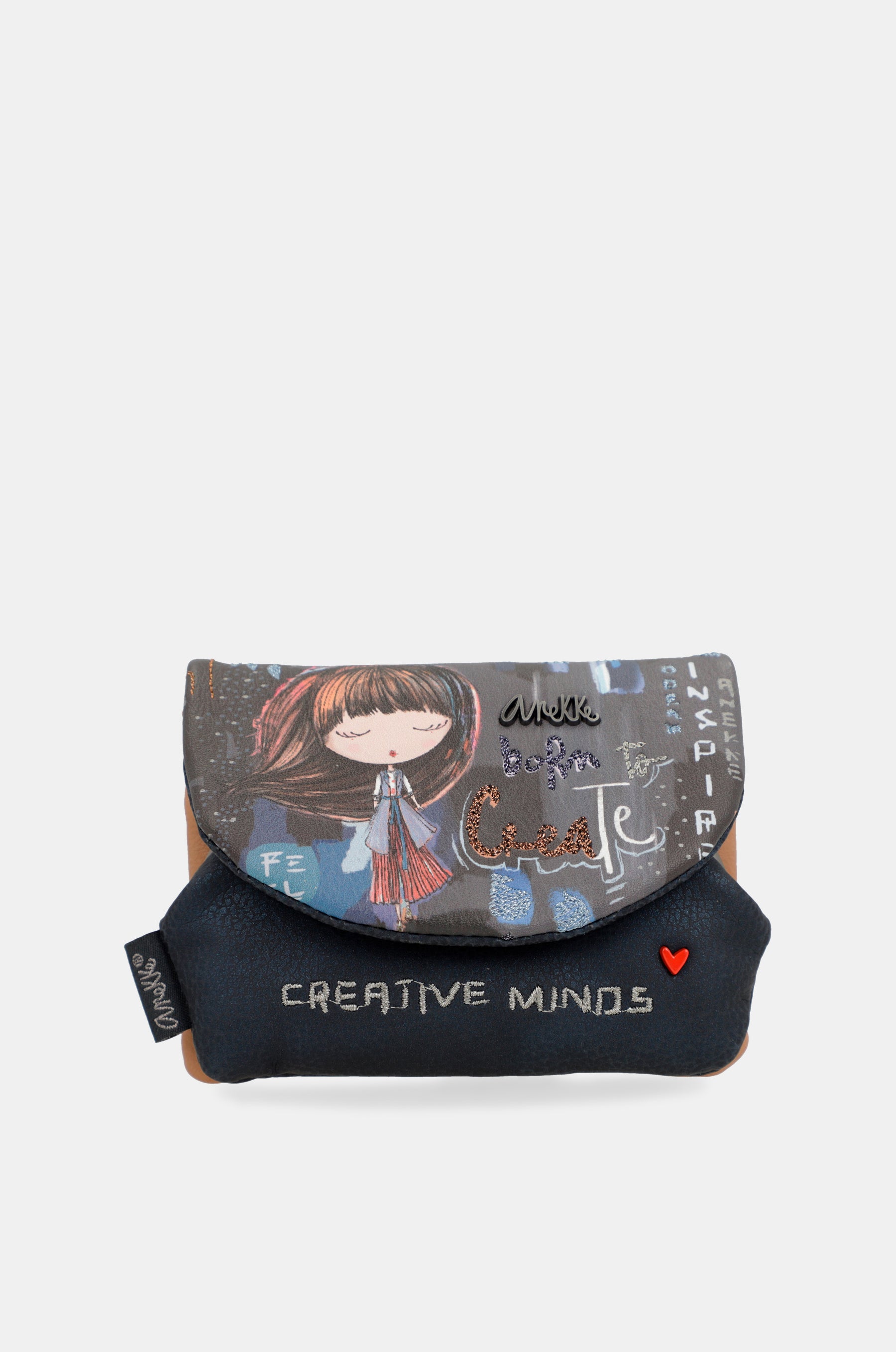 Contemporary flap coin purse