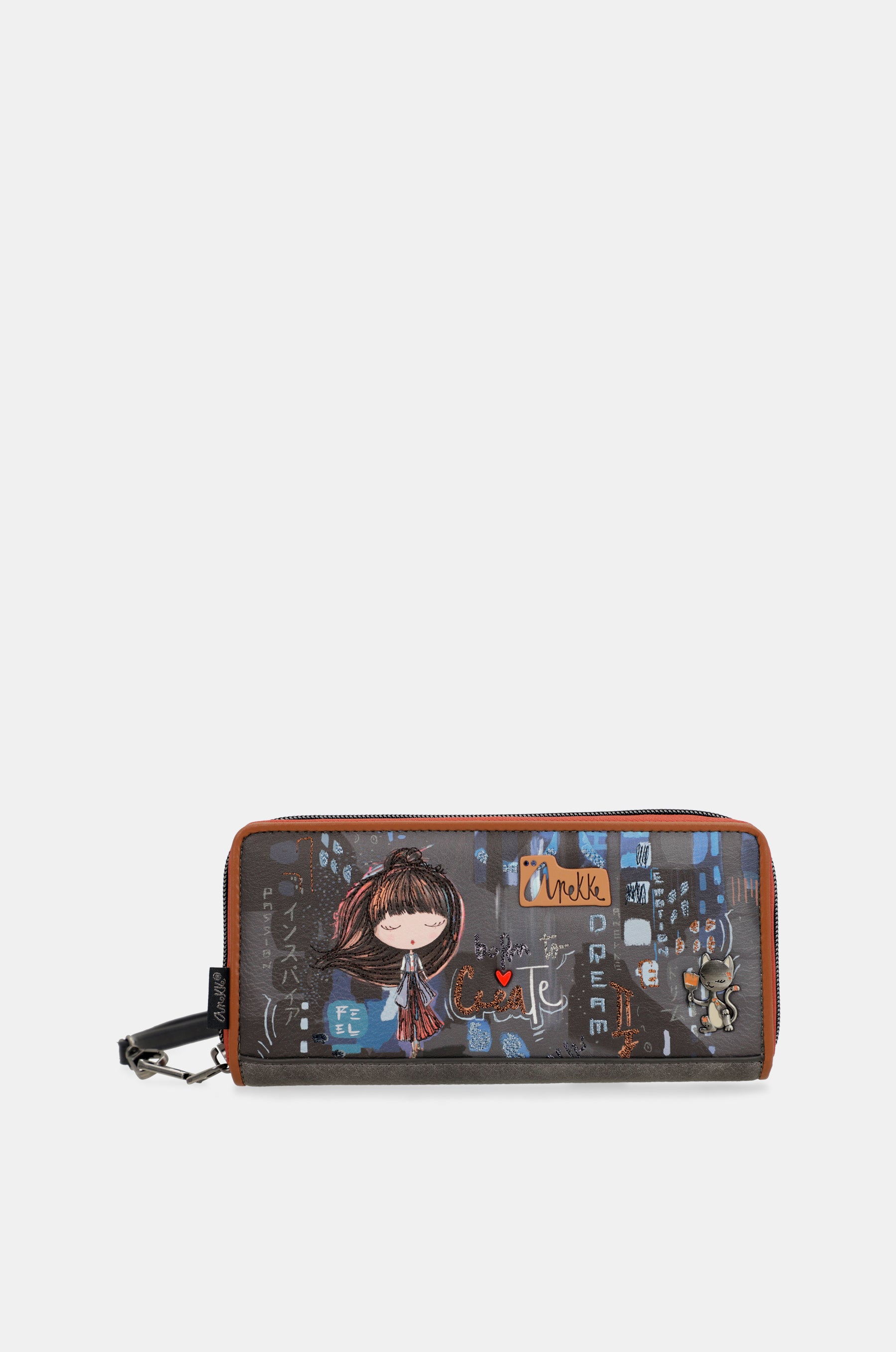 Contemporary Large Embossed RFID Wallet