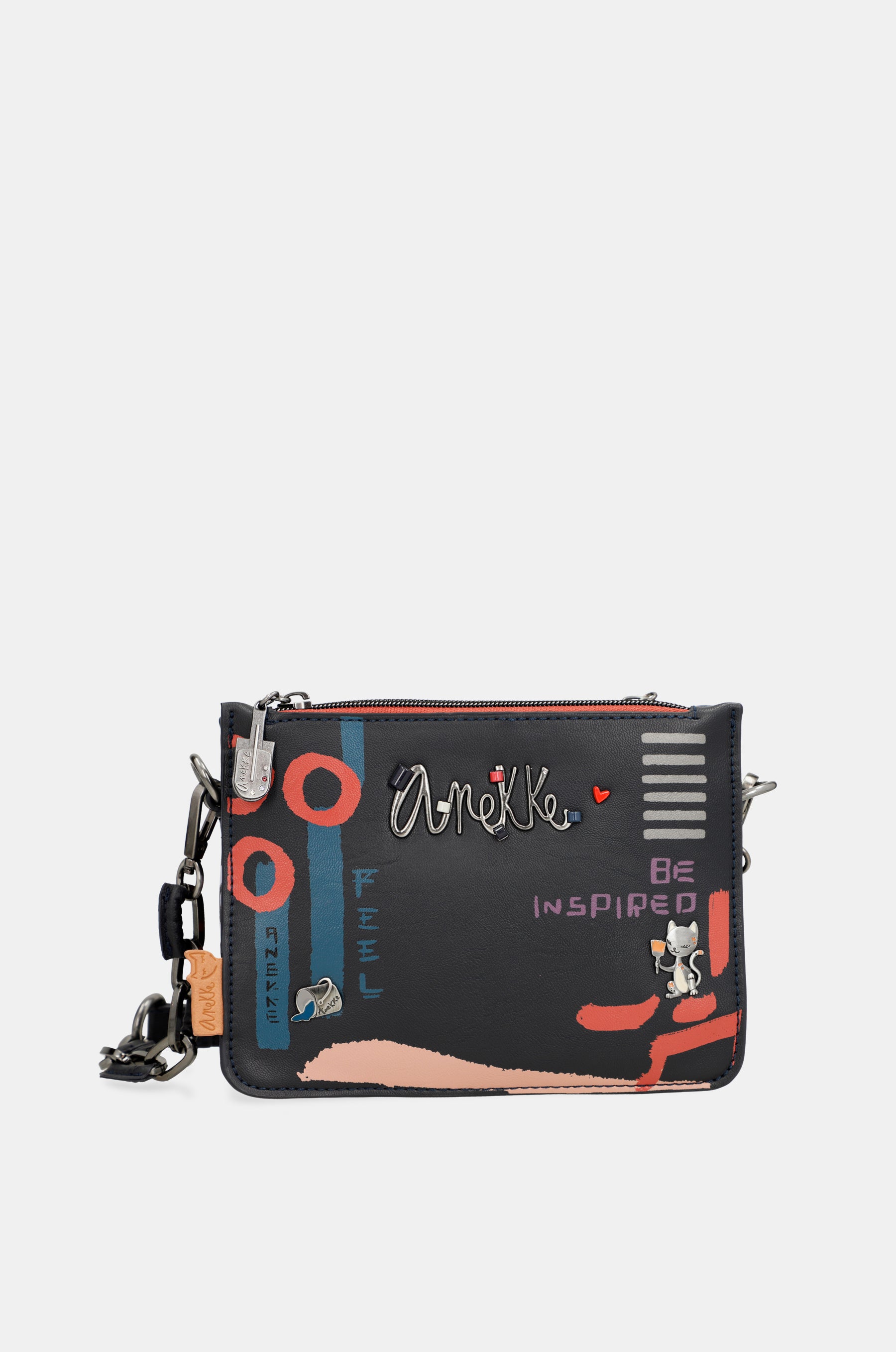 Nagare 3 compartments small shoulder bag
