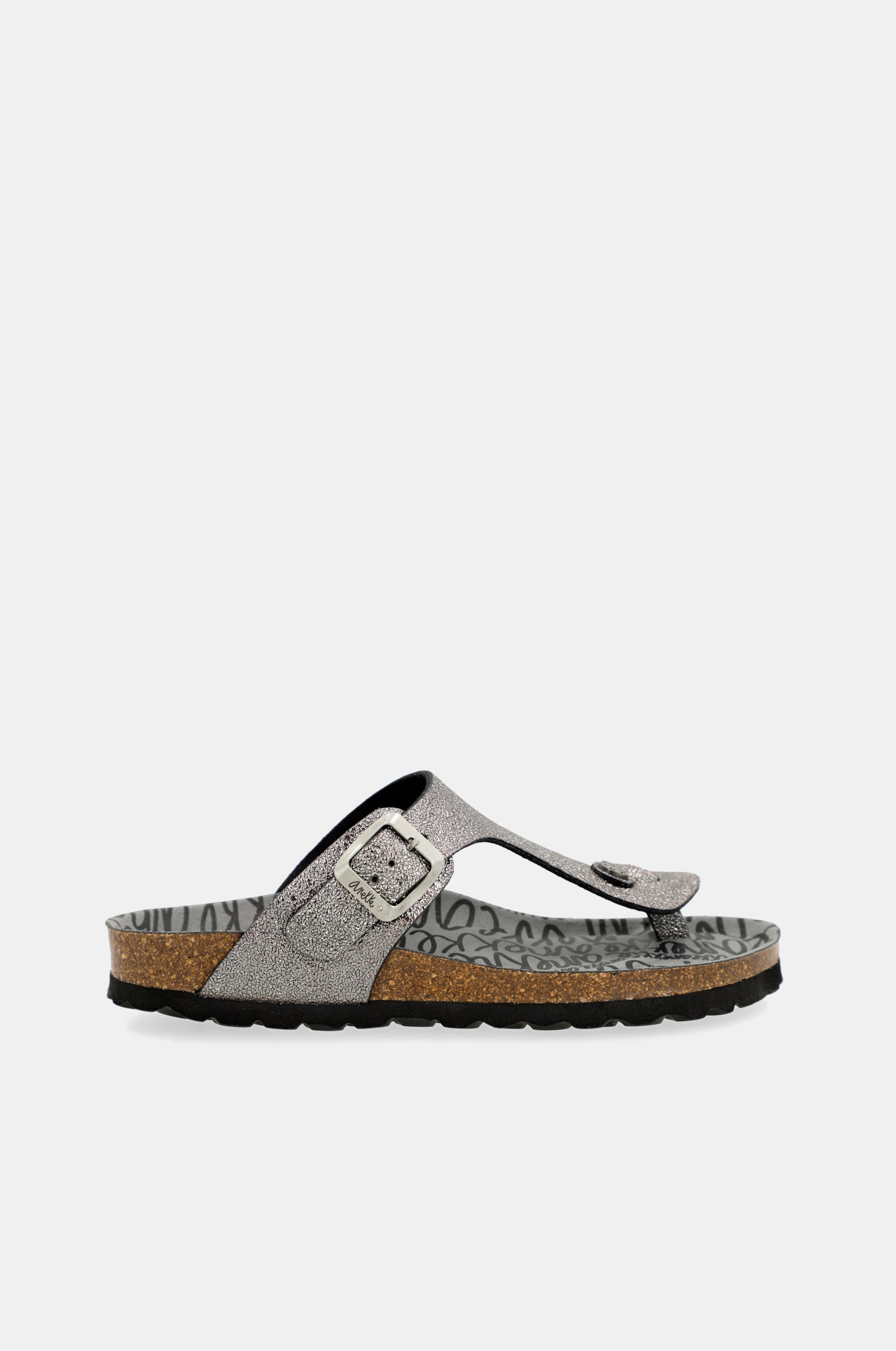 Women's silver bio sandals