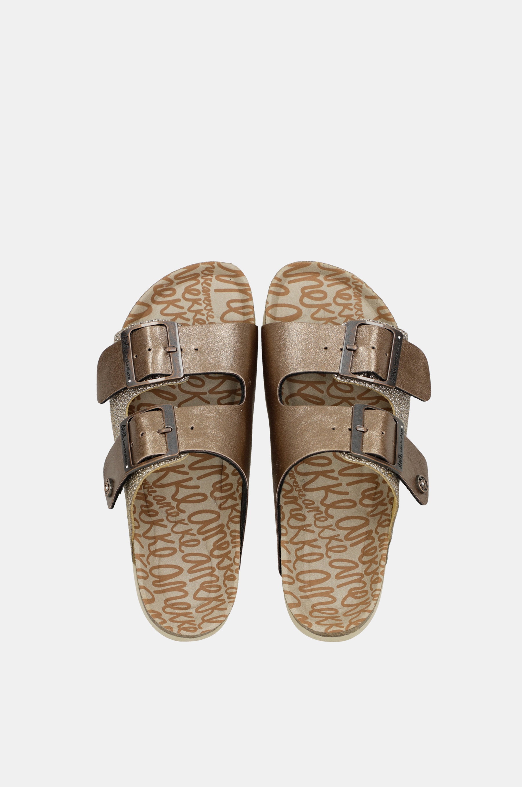 Women's bronze bio sandals