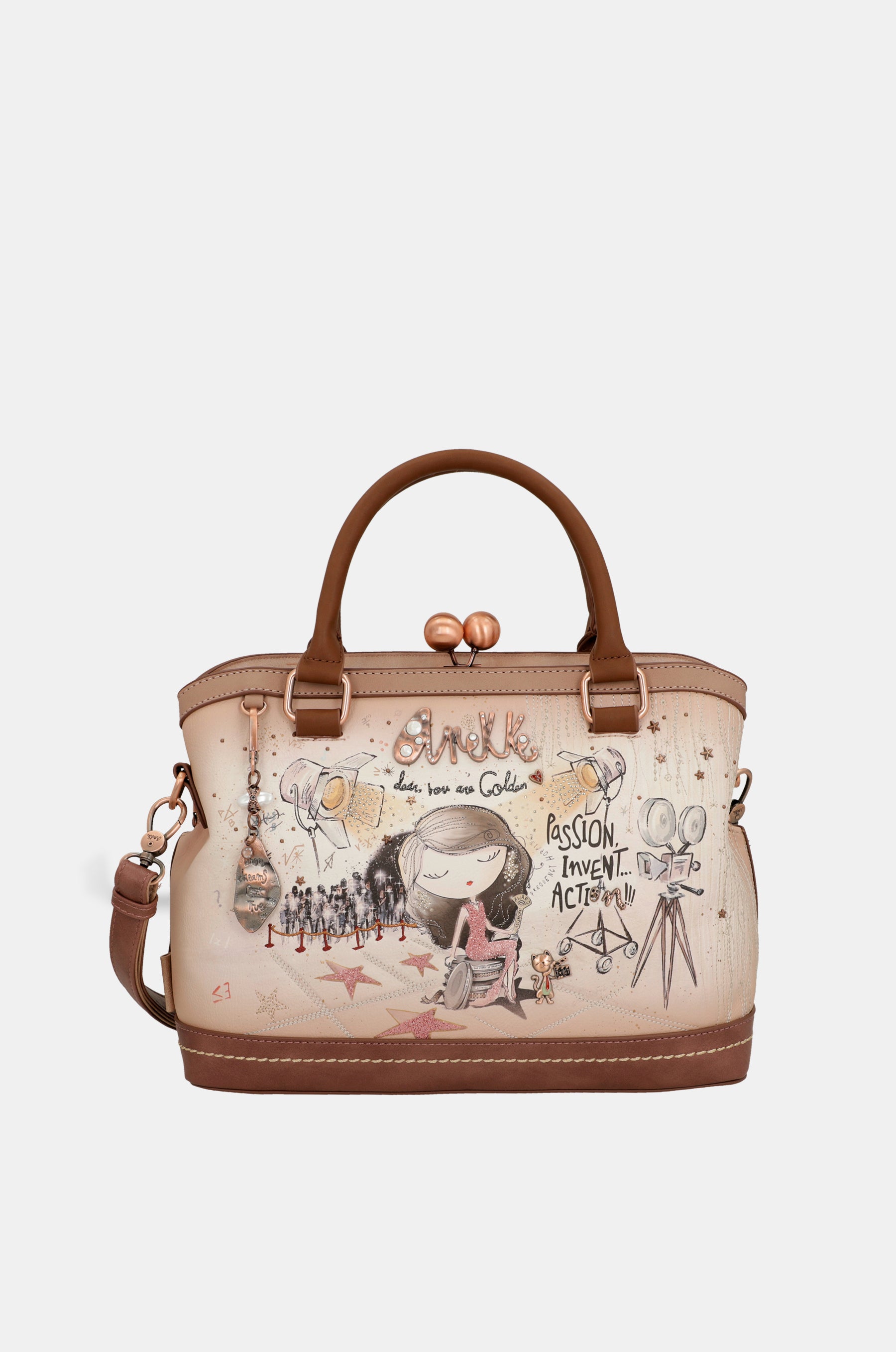 Hollywood kiss clasp bag