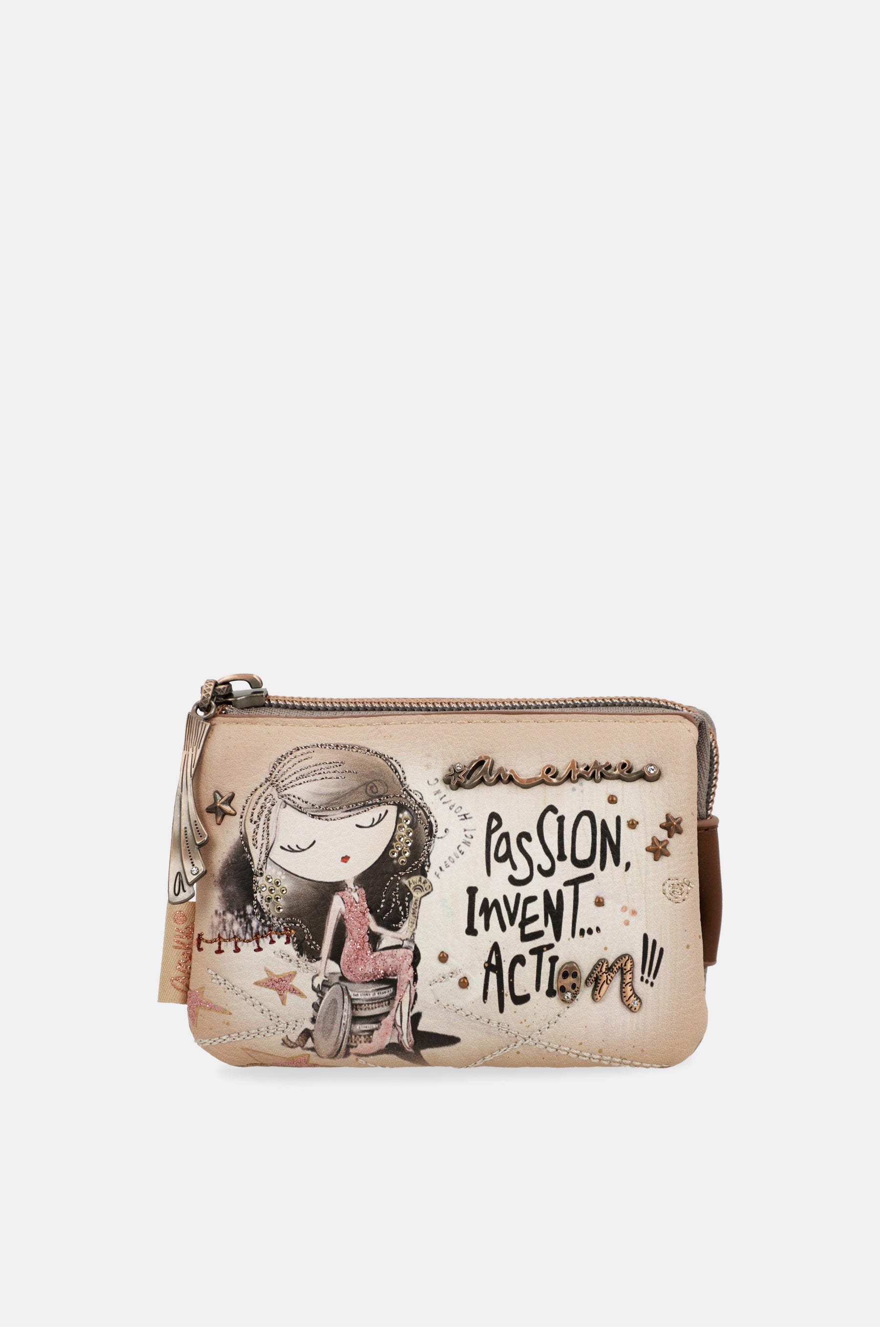 Hollywood 3-compartment coin purse
