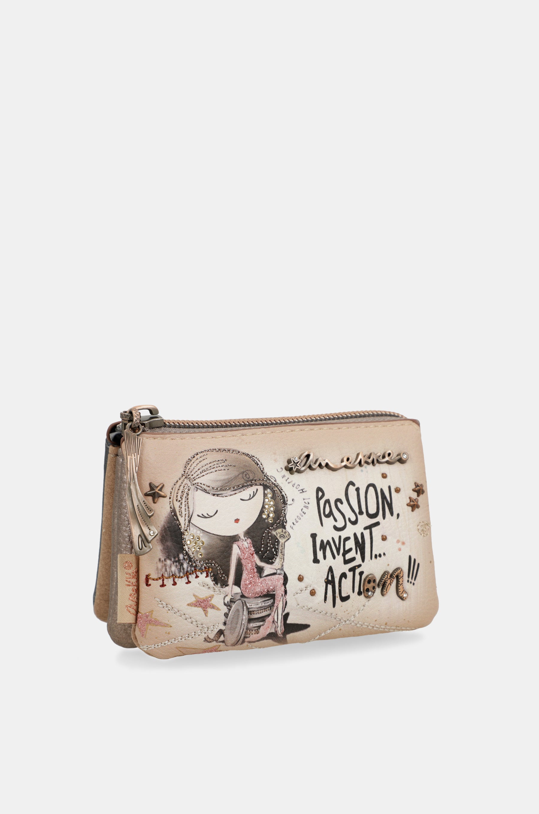 Hollywood 3-compartment coin purse