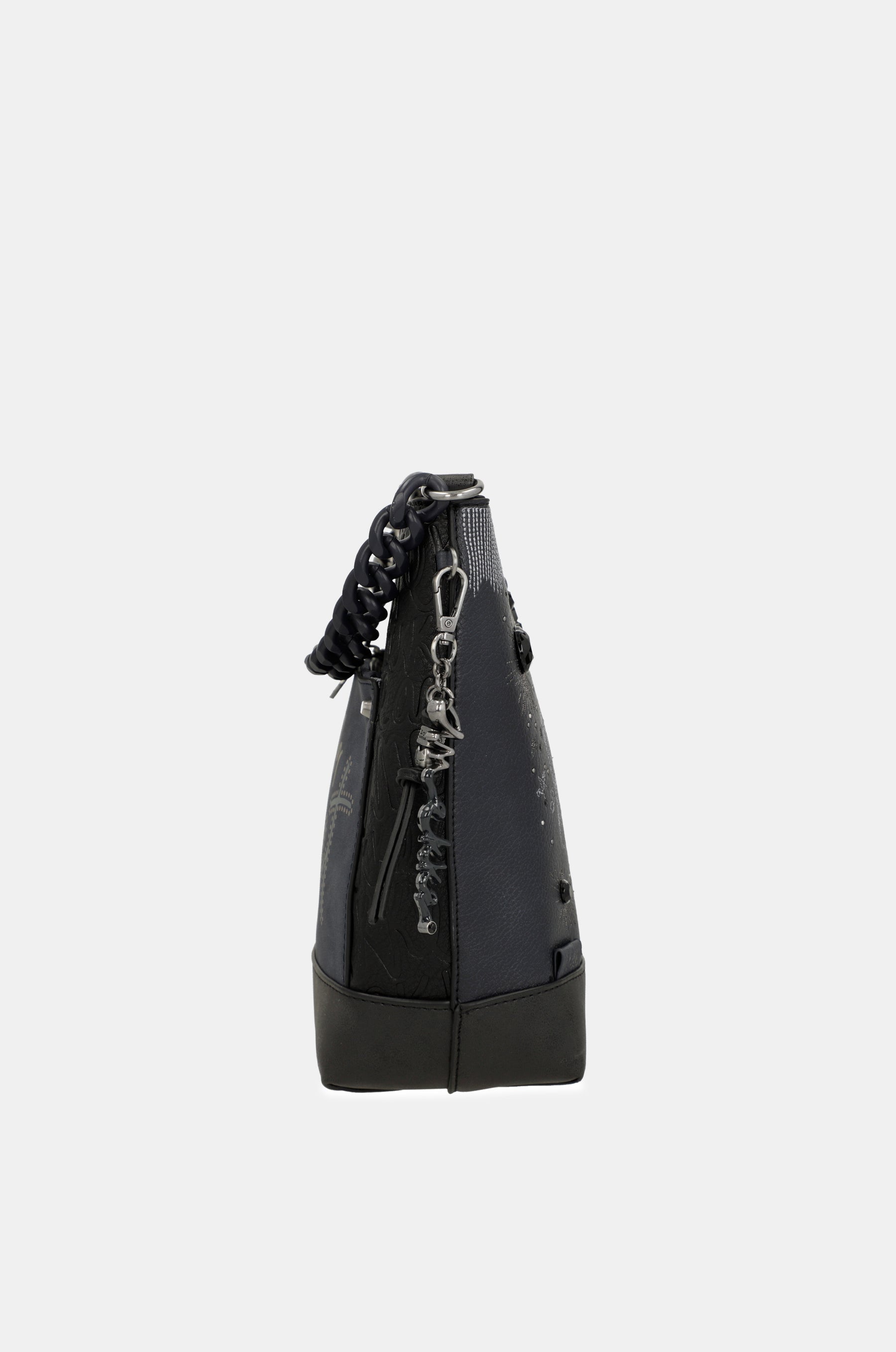 Studio navy blue medium crossbody bag